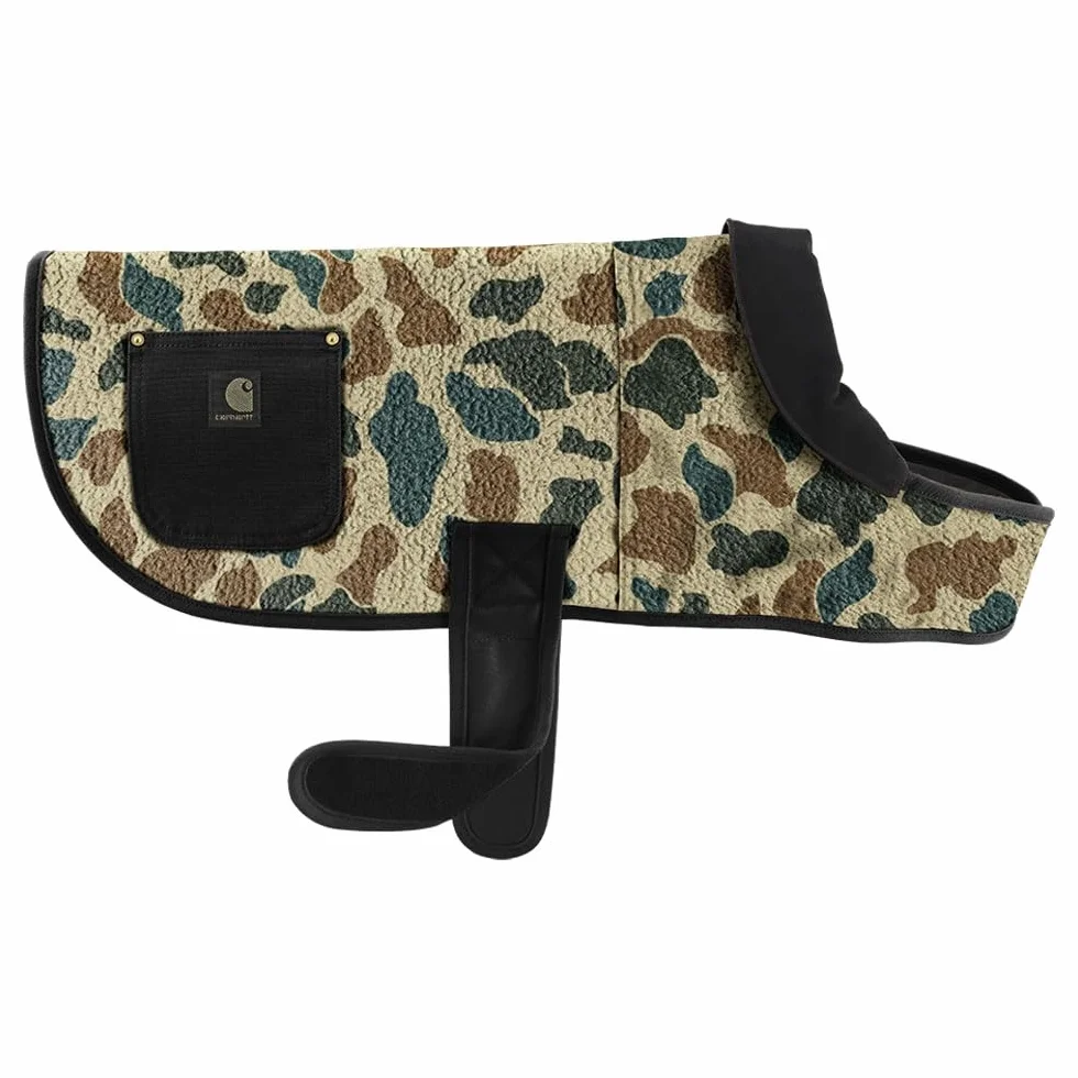 Carhartt Ch?opi?cy p?aszcz Sherpa izolowany pies w kratk?, 1972 Duck Camo, M
