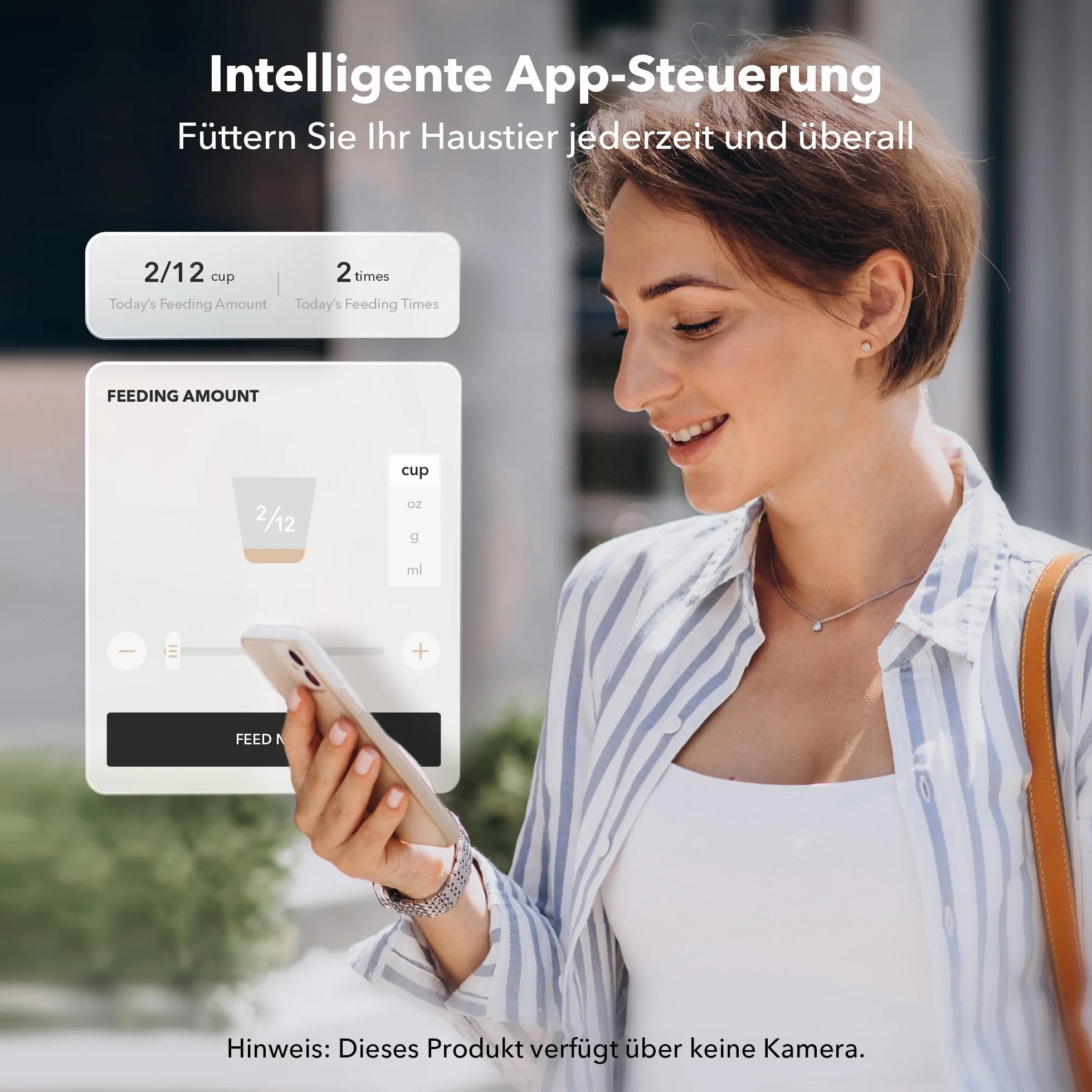 PETLIBRO 5 l automat do karmy dla 2 kotów i psów, z aplikacją, 5 G WLAN, automatyczny dozownik karmy dla kotów z czujnikiem niskiego niedoboru karmy, 1-10 posiłków dziennie