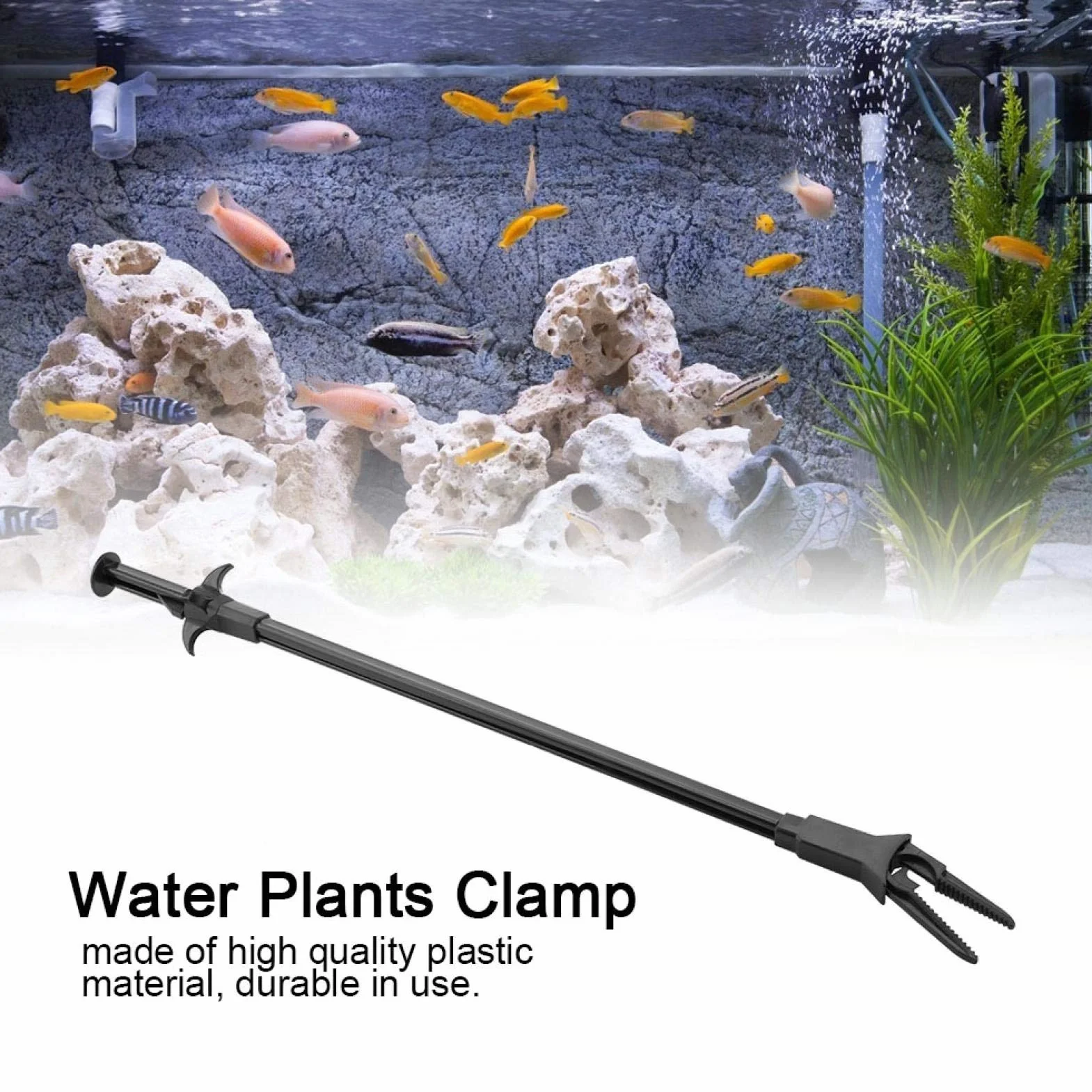 Plastikowa pęseta do akwarium, rośliny wodne Glony Plastikowy zacisk Pinceta do akwarium, Plastikowa pęseta do akwarium Akwarium do akwarium Courtyard Home Fish Tank