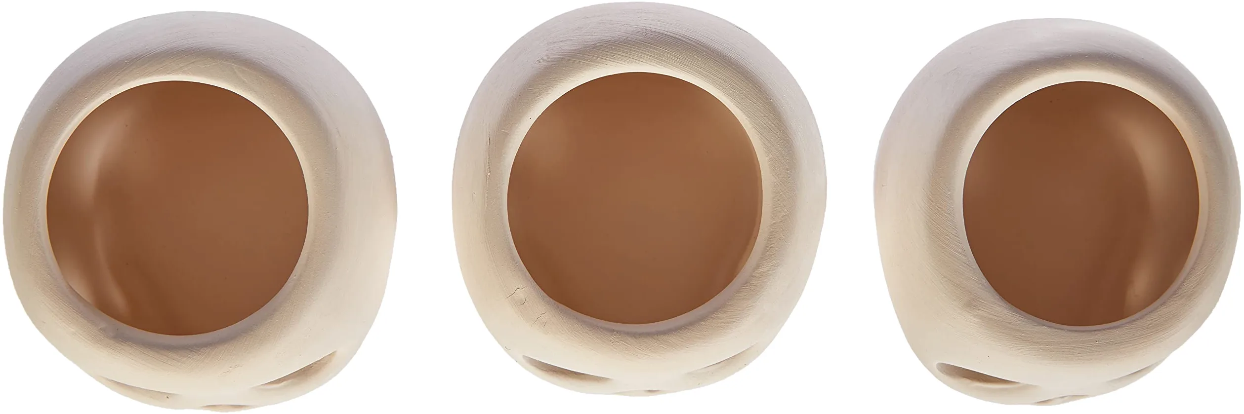 Baker Ross AG9942 Ceramiczne uchwyty na podgrzewacze czaszki (3 sztuki) dla dzieci do dekoracji i prezentacji, różne