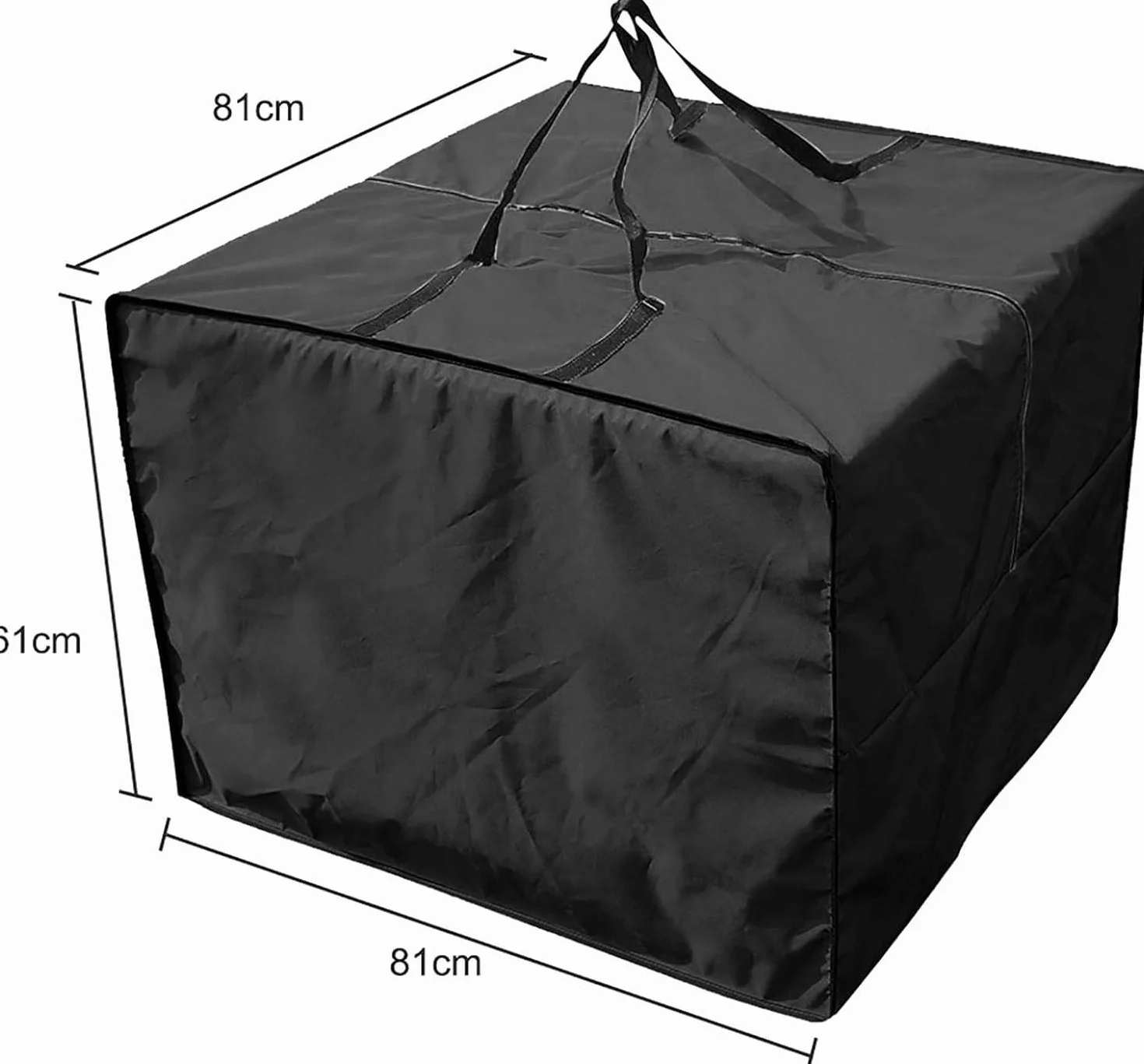 Torba do przechowywania i pokrowiec ochronny na poduszki wypoczynkowe,torba do przechowywania, torba do przechowywania, torba z uchwytem do noszenia, wodoszczelna, 80 x 80 x 60 cm