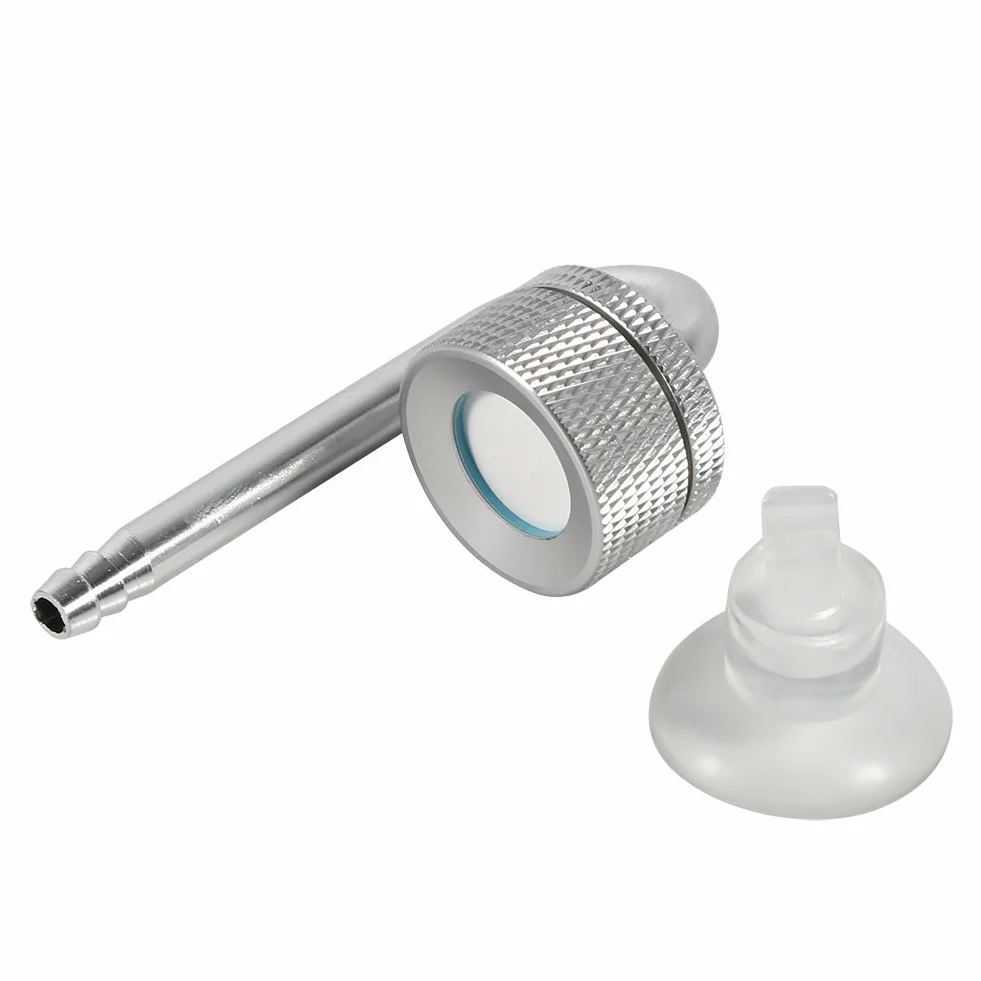 Akwarium Atomizer CO2, dyfuzor dwutlenku węgla ze stopu aluminium, srebrny
