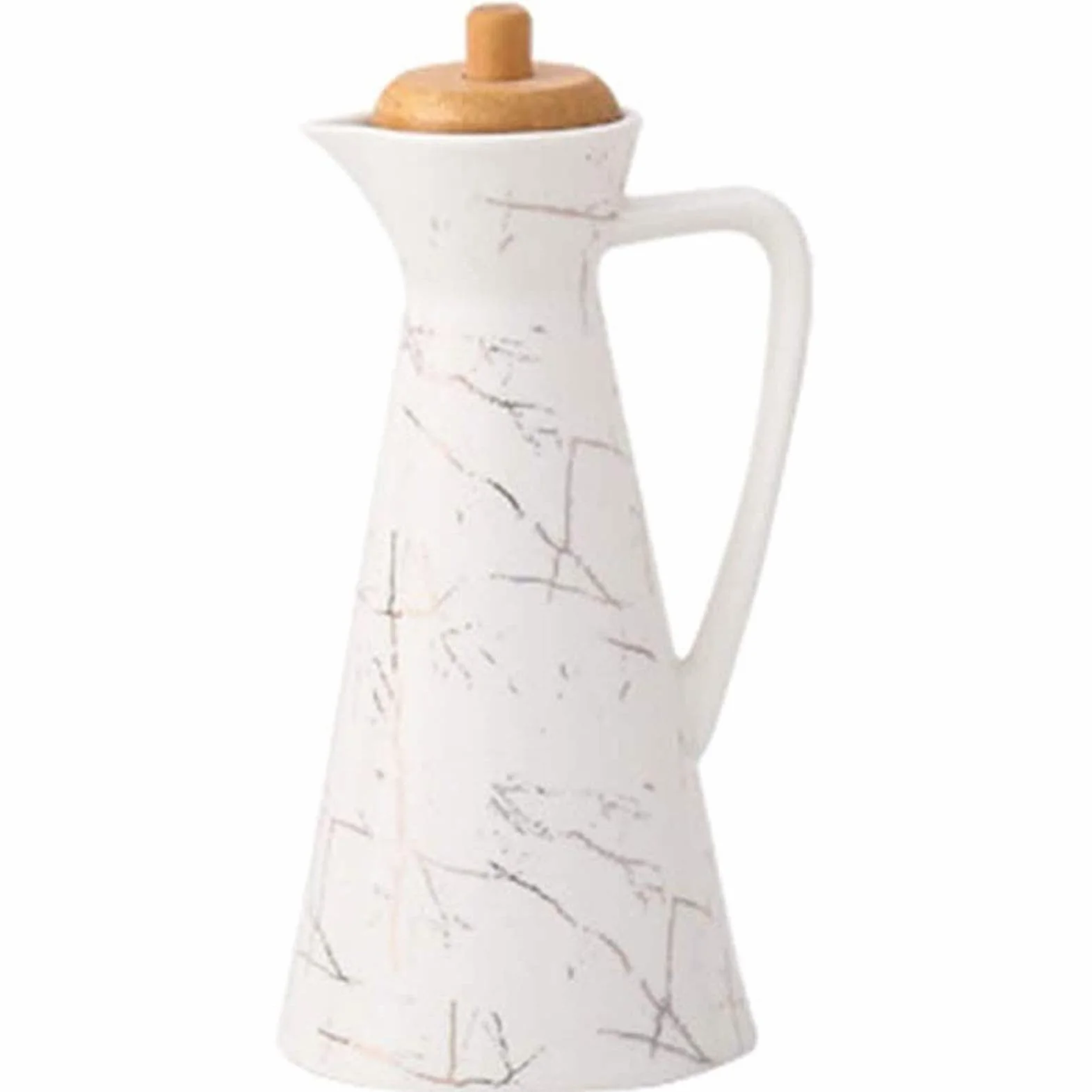 Pojemnik na olej, vintage butelka oleju, ceramiczny dozownik octu na olej butelka oleju pojemniki kuchenne szczelny nalewak sos cruet duża pojemność przechowywanie oleju butelka-C||800 ml