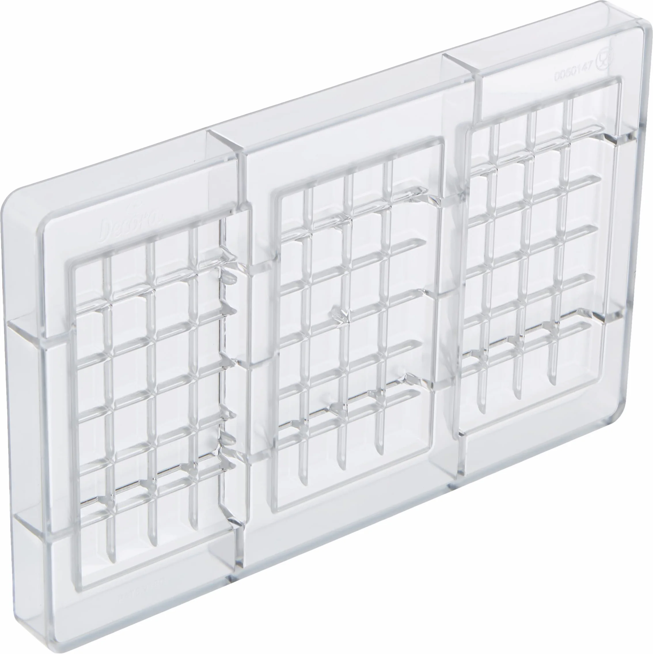 Decora 0050147 forma do czekolady, 100 g, 127 x 72 x 11 wys. mm, poliwęglan, przezroczysta, przezroczysta