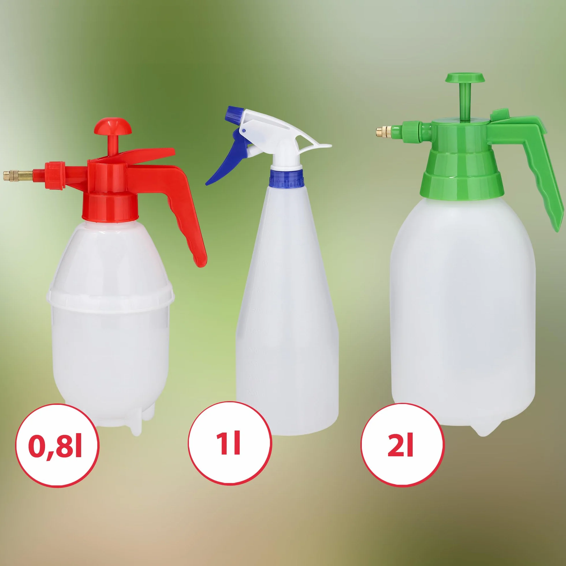 KOTARBAU® Opryskiwacz ciśnieniowy, pojemność 2 l, rozpylacz z regulowaną dyszą do spryskiwania roślin
