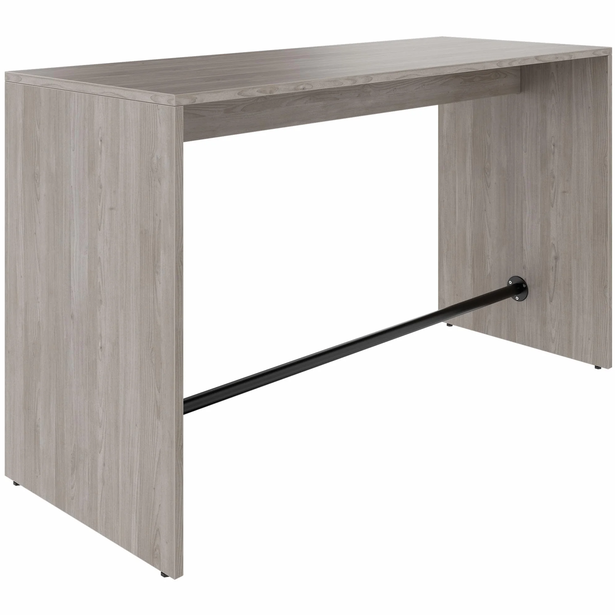Stół wysoki | Light | melamina, dąb północny | 160-180 cm | wytrzymały | odporny na zarysowania | przyjemna wysokość | do biura, na spotkanie i w czasie wolnym