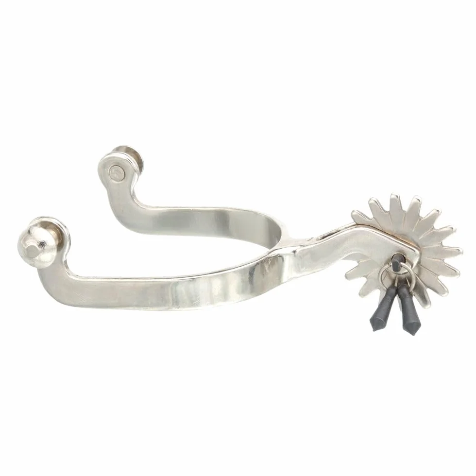 Tough 1 Kelly Silver Star Jingle Bob Spurs chromowany
