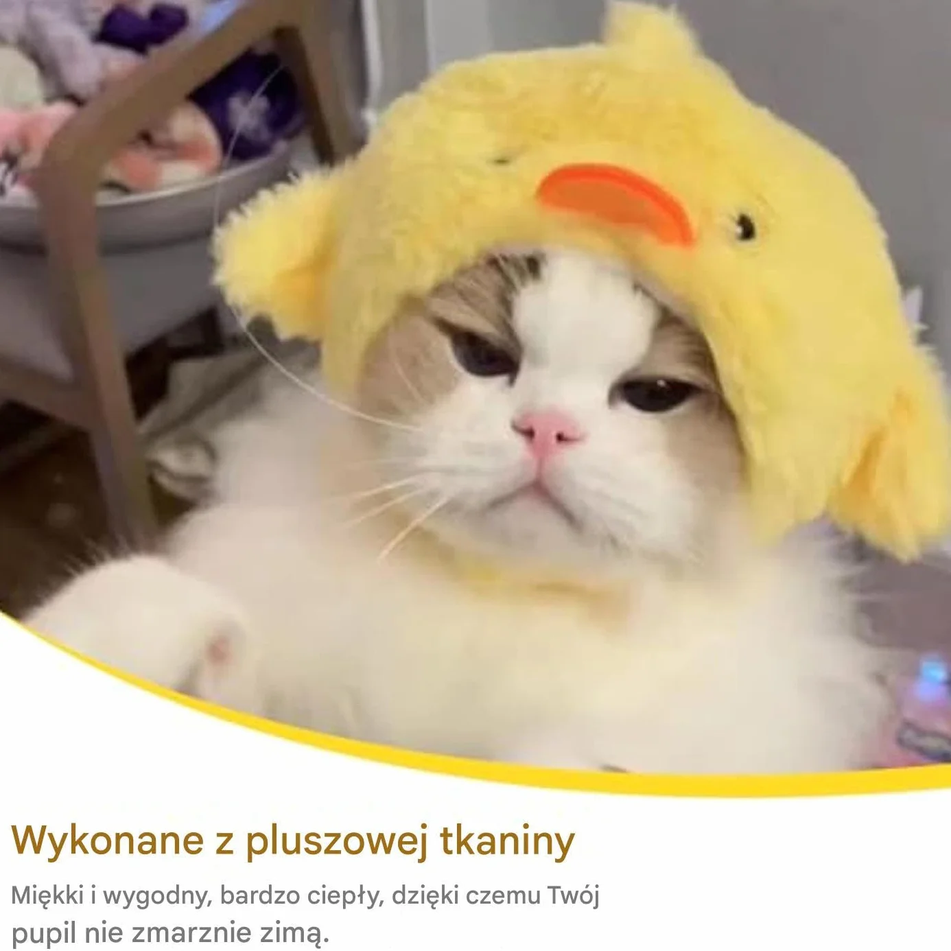 Cat Hat Cute Cartoon Decoration Short Plush Pig Chicken Design Funny Headwear Party Accessory Christmas Halloween Festival Dress Up for Small Animals Dogs Cats