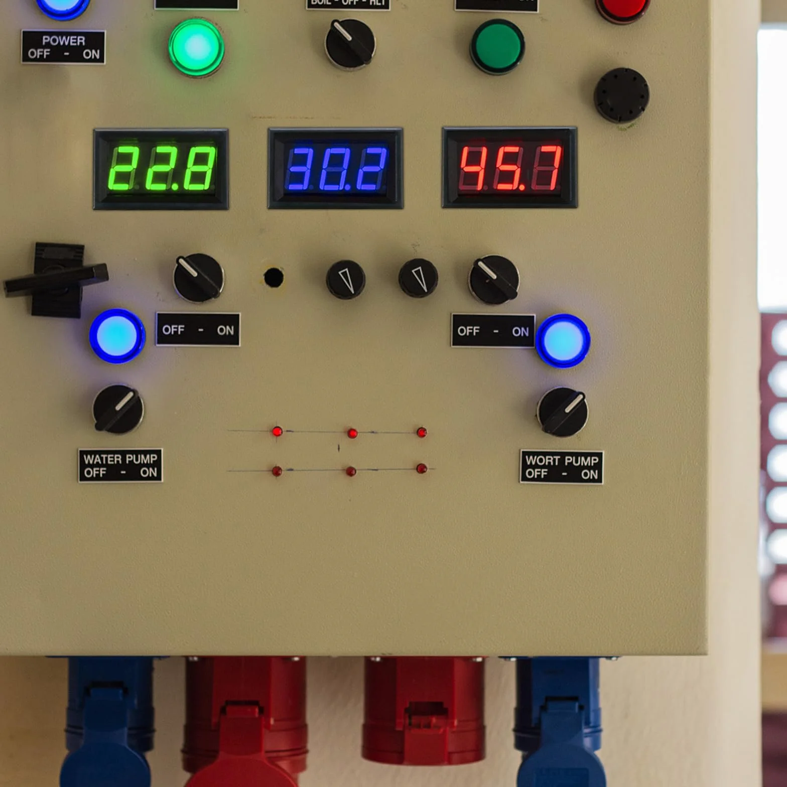 Cyfrowy Termometr z Sondą Miernik Temperatury Wody 12V Elektroniczny Termometr do Lodówki Akwariowej(Niebieski)