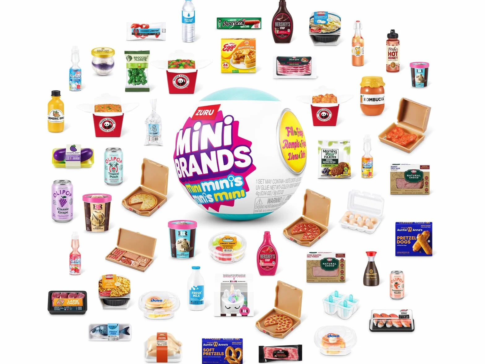Mini Brands wypełnij lodówkę