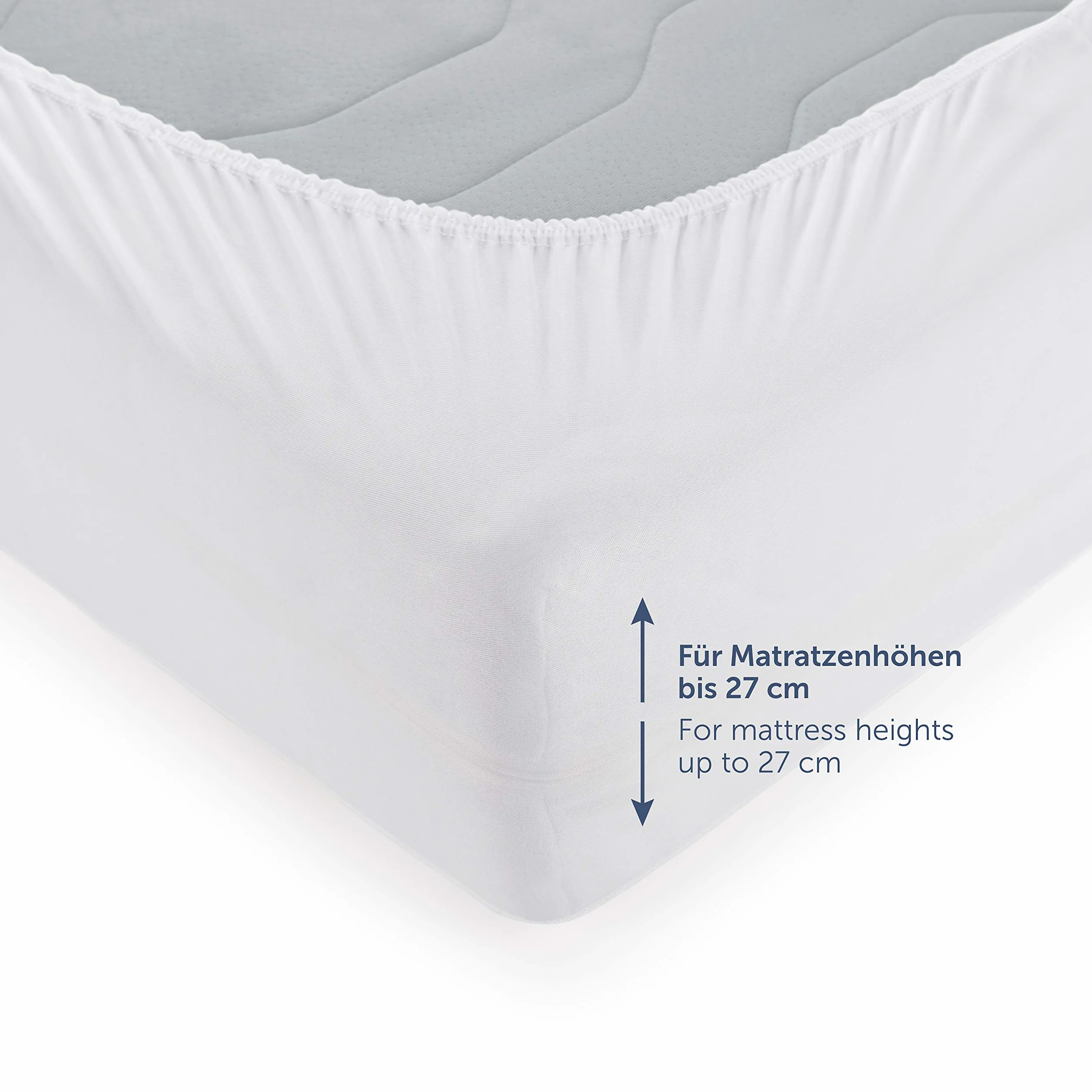 Blumtal Ochrona Materaca AirComfort 180 x 200 cm – Wodoodporna, oddychająca, cicha i antyalergiczna ochrona materaca