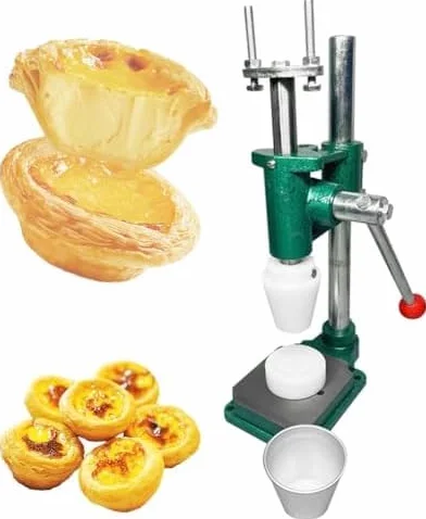 Maszyna do wyciskania tarty jajecznej – ręczne narzędzie do robienia muszli do ciasta kremowego, forma do formowania ręcznego do pieczenia ciast i muszli waflowych