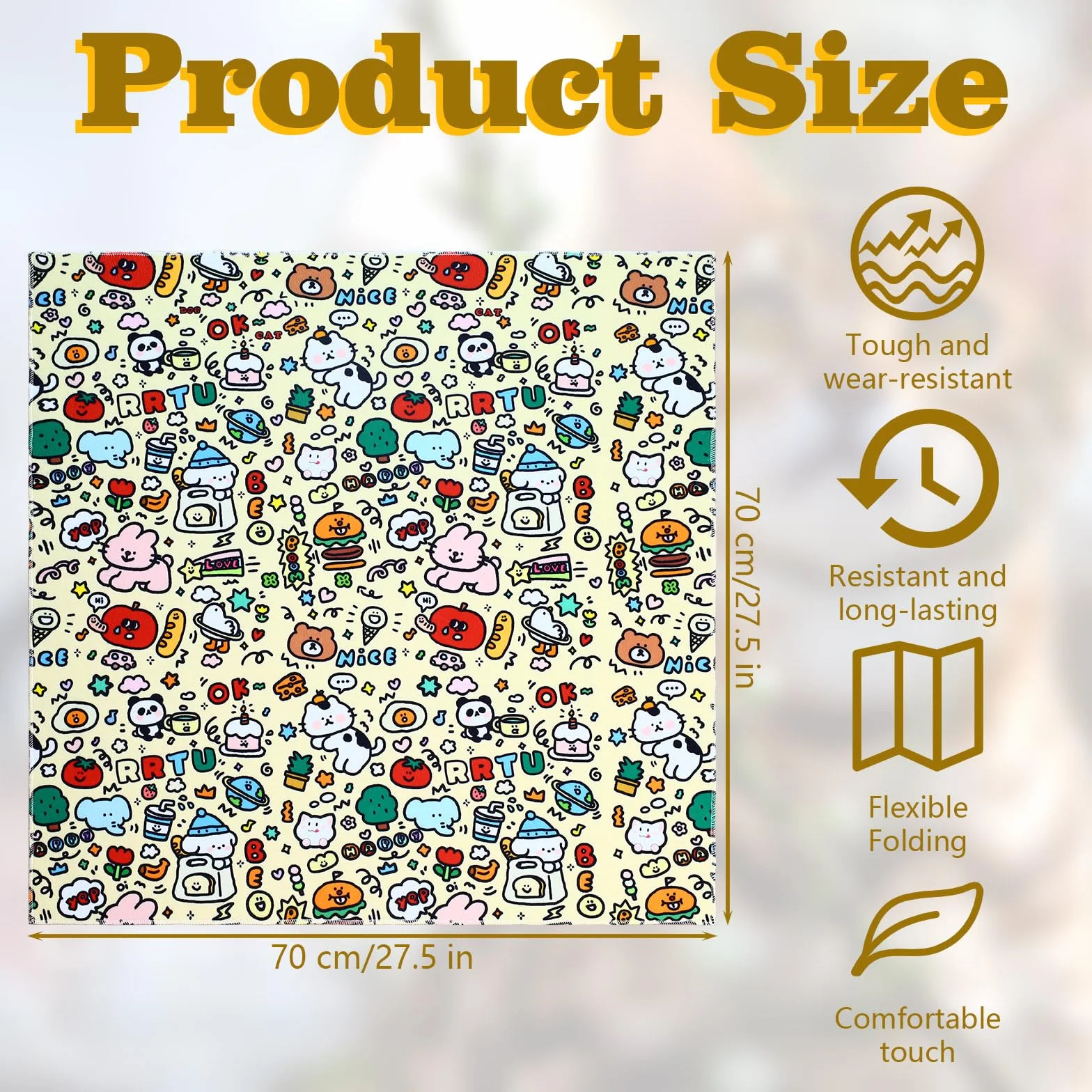 Chusta do pielęgnacji kotów 70x70 cm regulowana torba dla kota do 9 kg