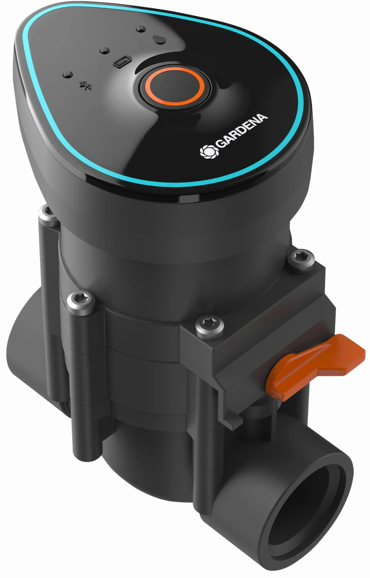 Gardena zawór do nawadniania 9 V Bluetooth: Sterownik nawadniania programowalny za pomocą aplikacji Bluetooth, zasięg do 10 m, 6 niezależnych harmonogramów (01285-20)
