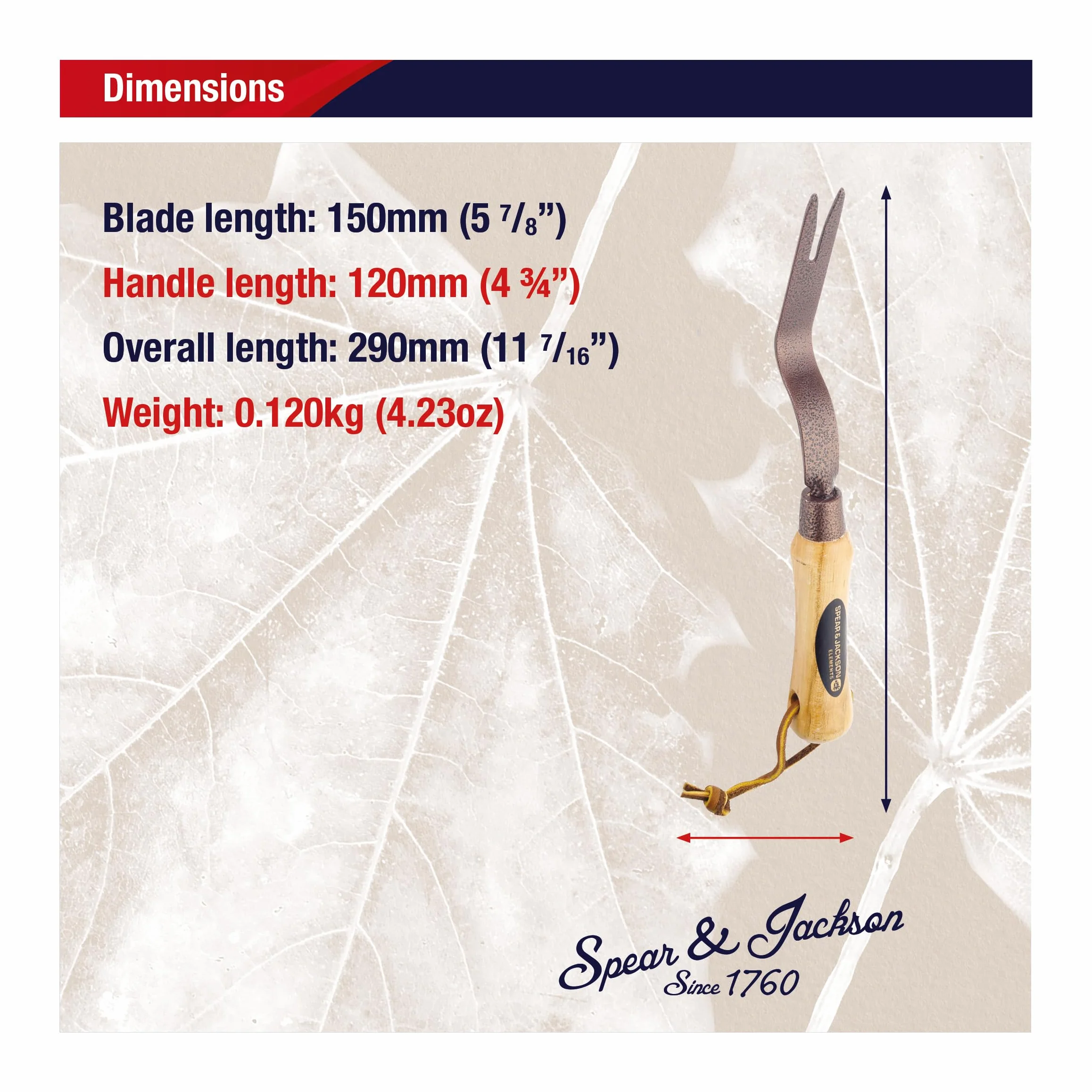 Spear & Jackson 4057NB Element Karczownik do stokrotek
