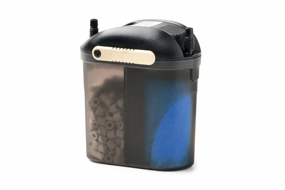 Eden 94070 FES 60 Filtr Zewnętrzny do Akwarium – Cichy Podwójny System Filtracji 60L