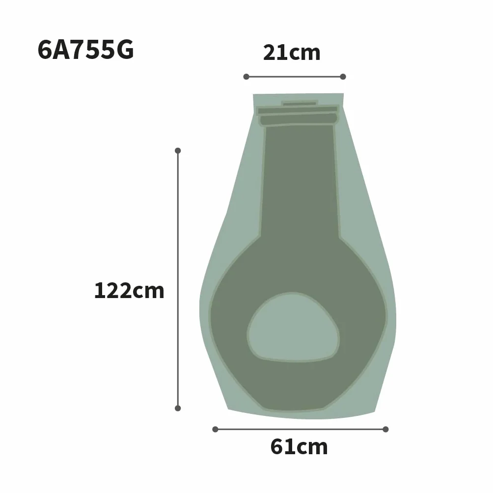 Bosmere Duży pokrowiec na kominek na każdą pogodę, 100% wodoodporny, chroniony przed promieniowaniem UV, wytrzymała tkanina Oxford 600D, D61 H122cm, 6A755G