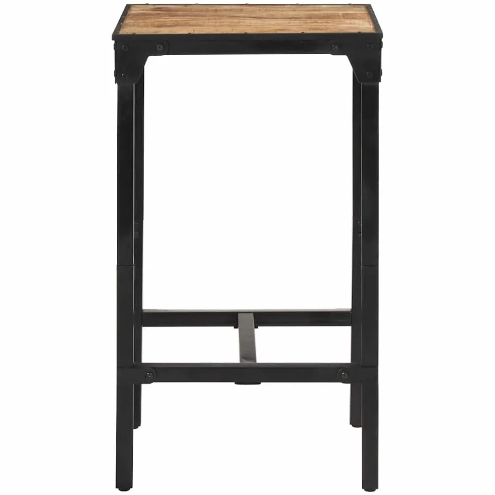 vidaXL Stolik barowy, 60x55x107 cm, surowe drewno mango