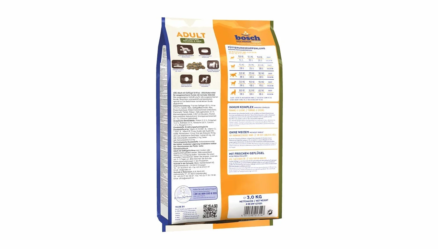 Bosch Karma dla Psa Drób I Proso 3 kg