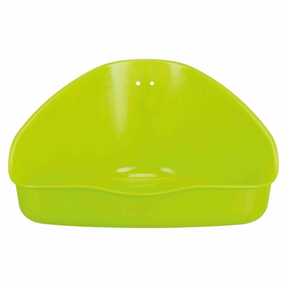 Trixie 62551 Toaleta Narożna do Małych Klatek dla Zwierząt, 36 × 21 × 30/30 cm