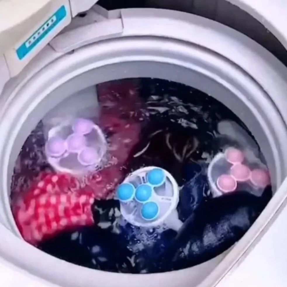 SHARRA Worek filtrujący do usuwania sierści zwierząt do pralki, wielokrotnego użytku, pływający worek na kłaczki, worek do prania, Laundry Ball Pouches do prania sierści psa i wszystkich zwierząt