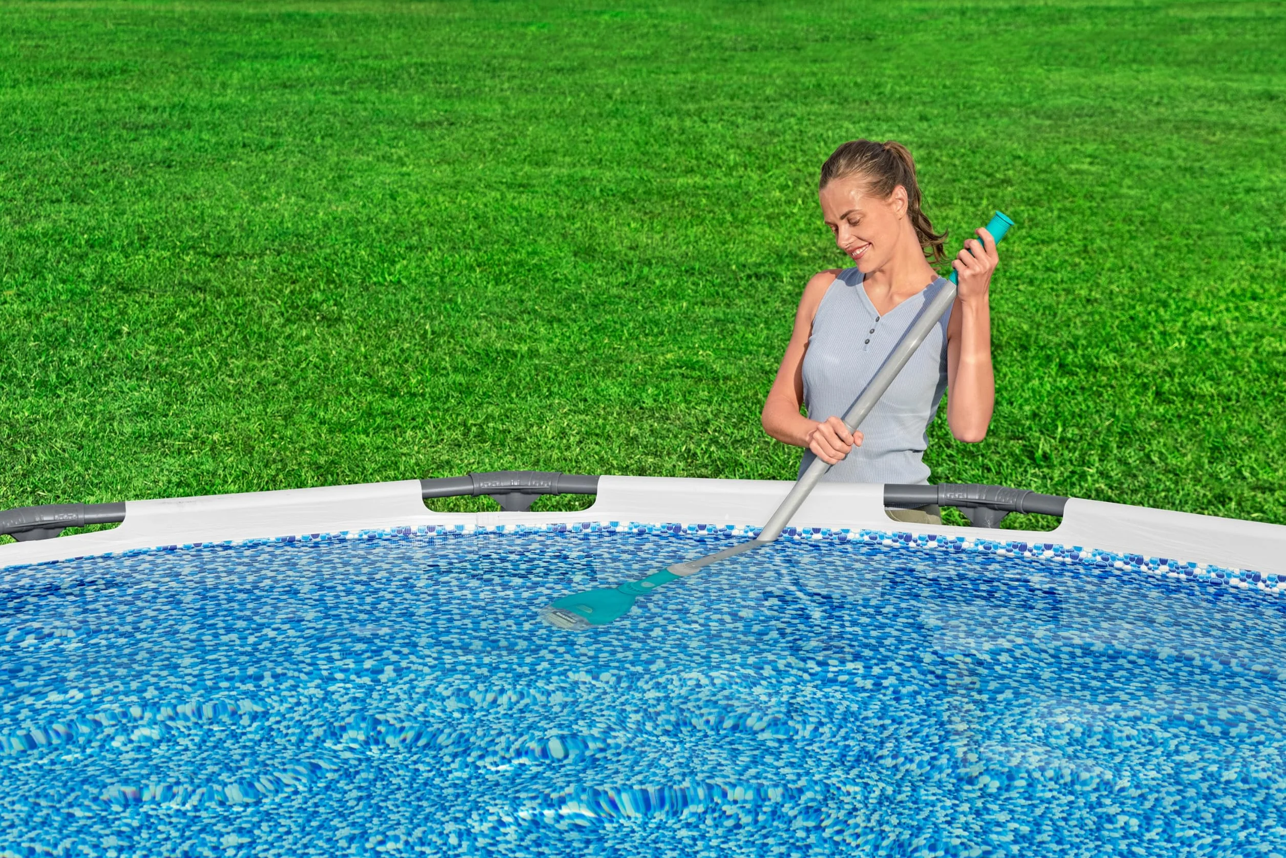 Bestway Aqua Tech bezprzewodowy odkurzacz basenowy, przenośny odkurzacz basenowy do czyszczenia i konserwacji