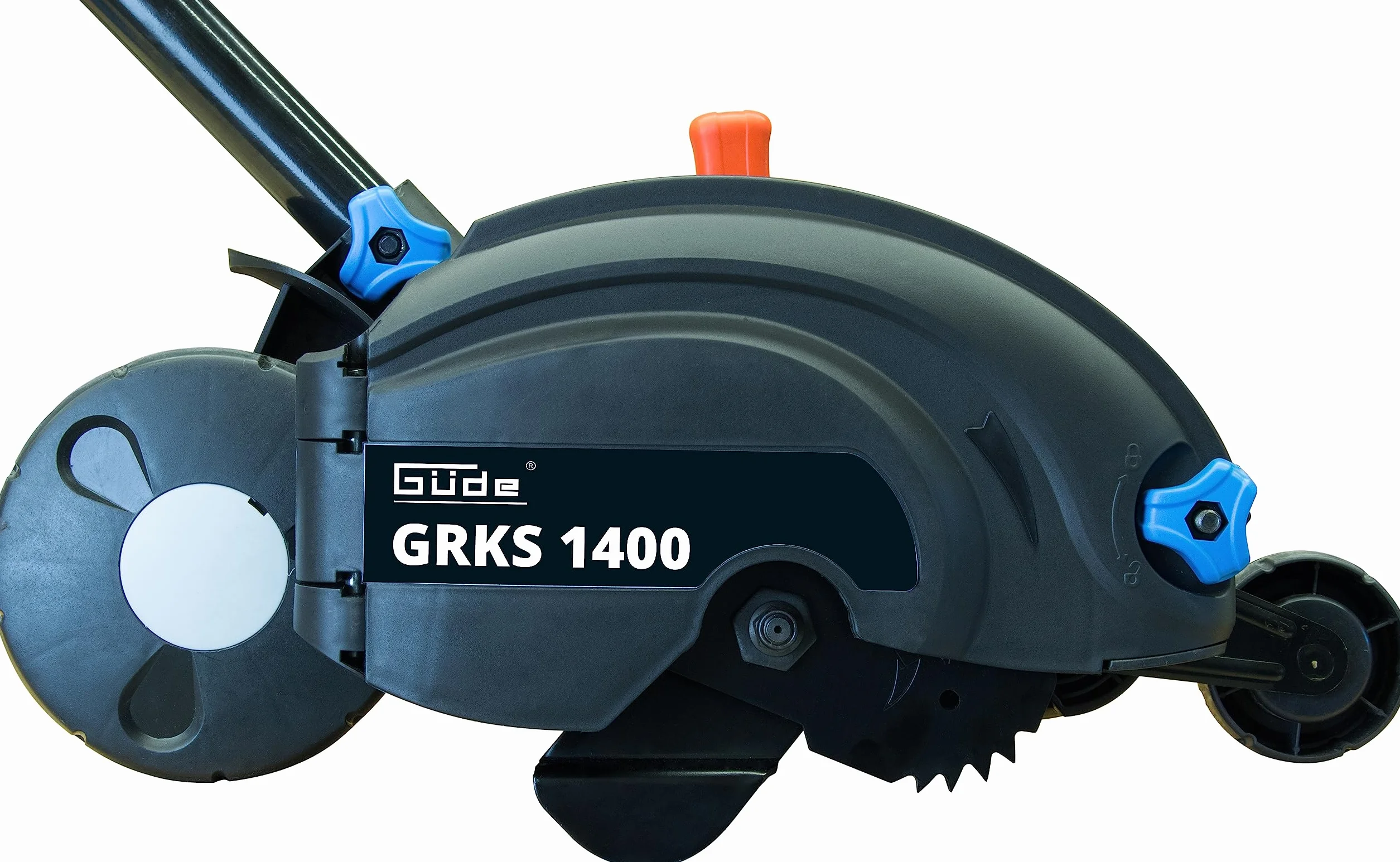 Gude GRKS 1400 Obcinacz prądu zmiennego czarny, niebieski 1,3 cm 3,8 cm Ostrza obrotowe 3 koła 4700 obr/min