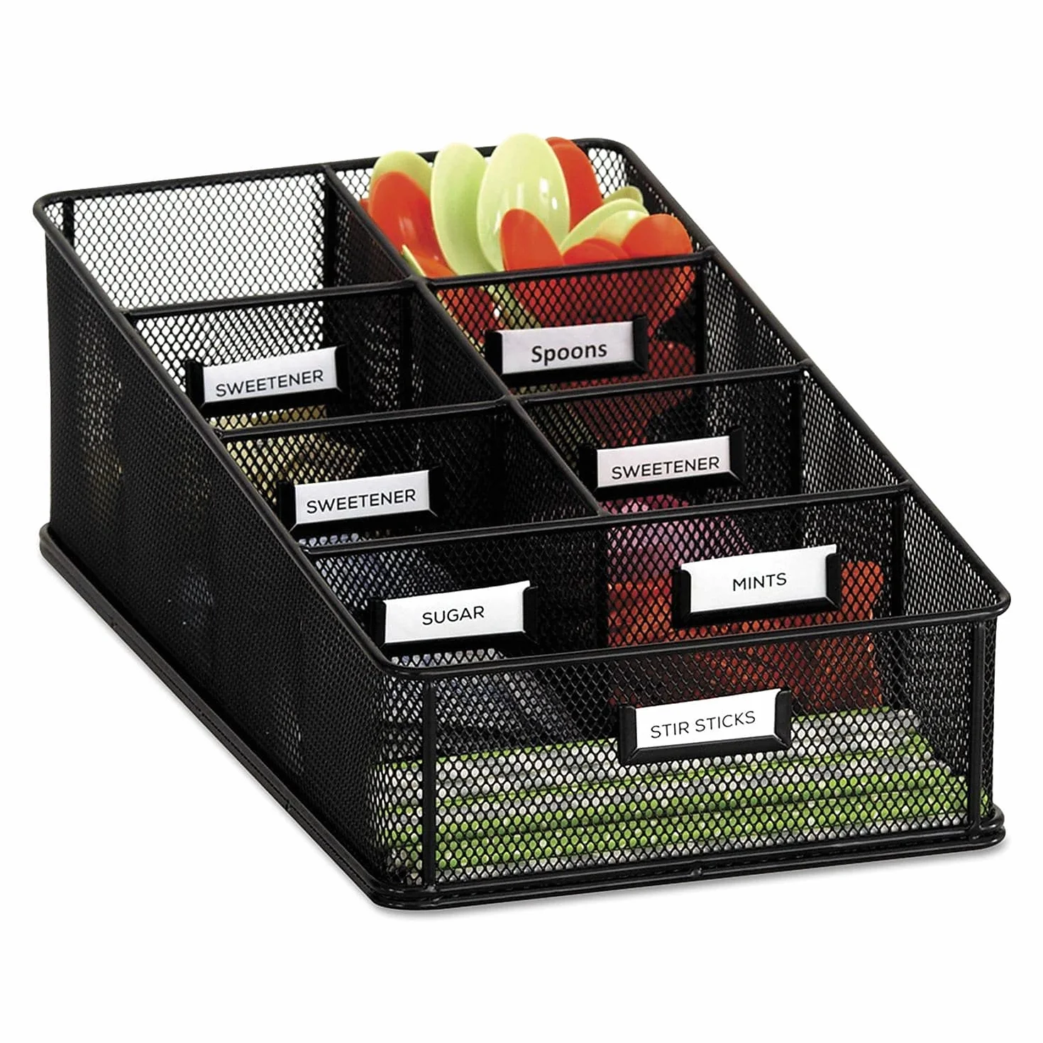 Safco Produkty 3291BL Onyx Mesh Organizer na przyprawy, czarny