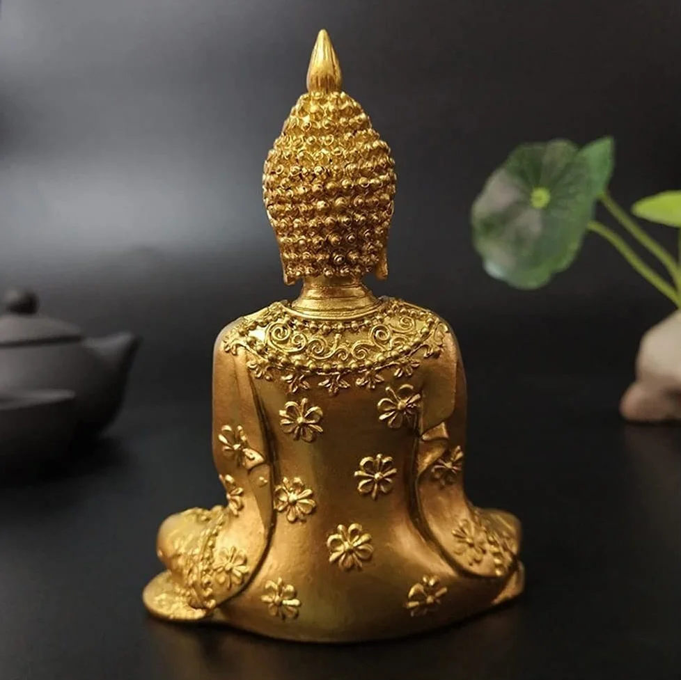 Statua Buddy/Budda Statuetka,Tajskie hinduskie posągi buddy do medytacji, dekoracje do przydomowego ogrodu Posągi Feng Shui, ozdoby do rękodzieła domowego