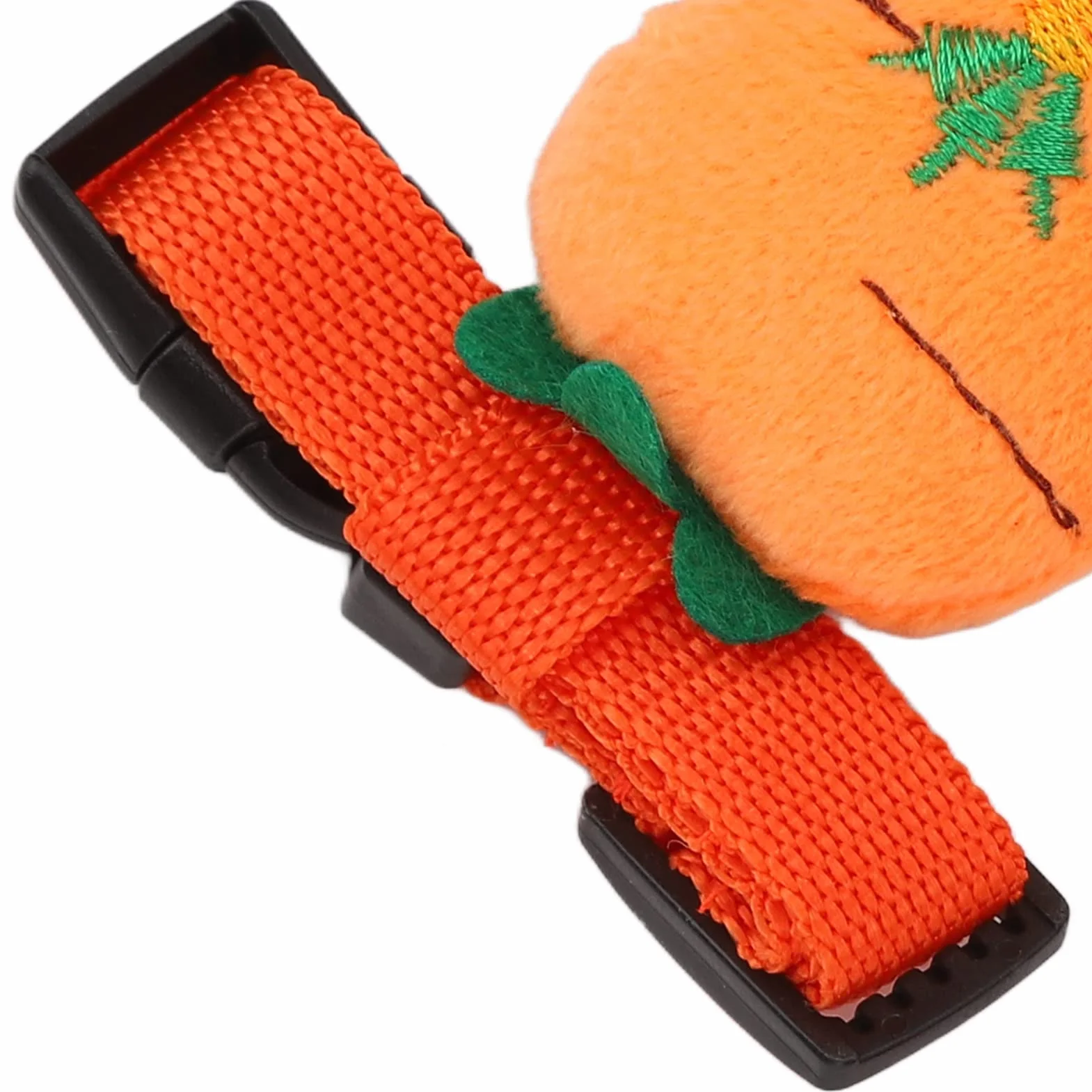 Smycz dla królików ze stali nierdzewnej Nylon FUWE Marchewka (M)