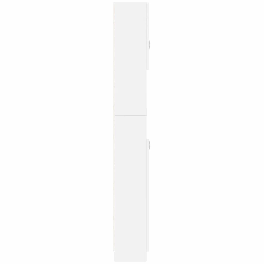 vidaXL Szafka łazienkowa, biała 32x25,5x190 cm materiał drewnopochodny