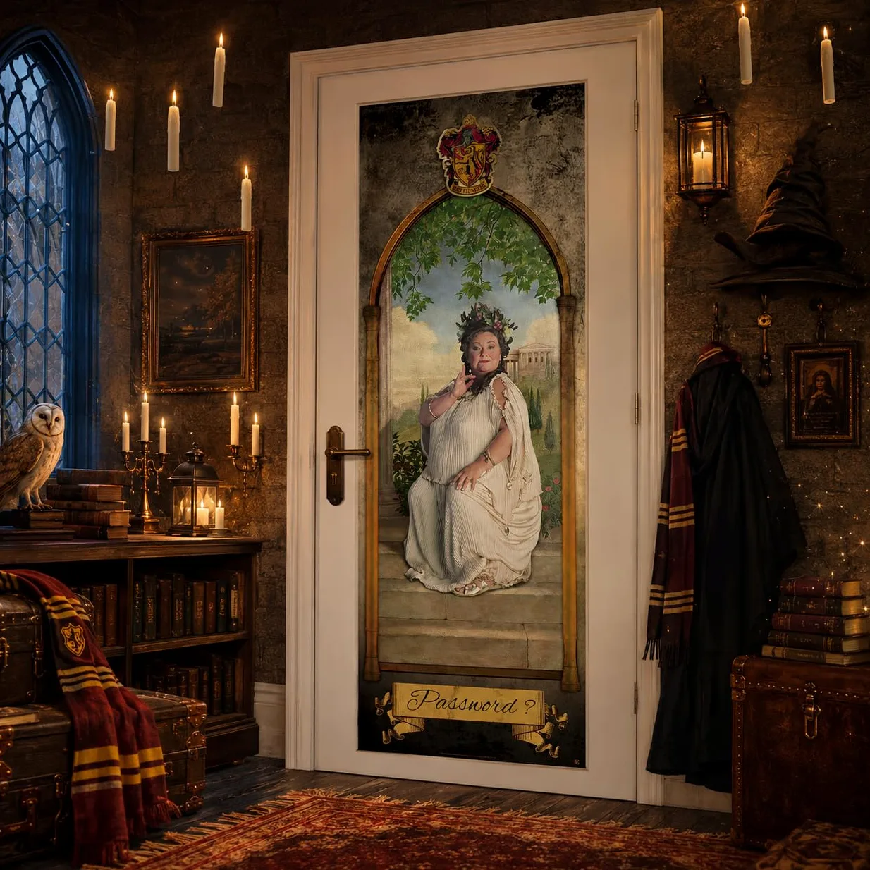 ABYSTYLE Harry Potter gruba dama plakat na drzwi 53 x 158 cm