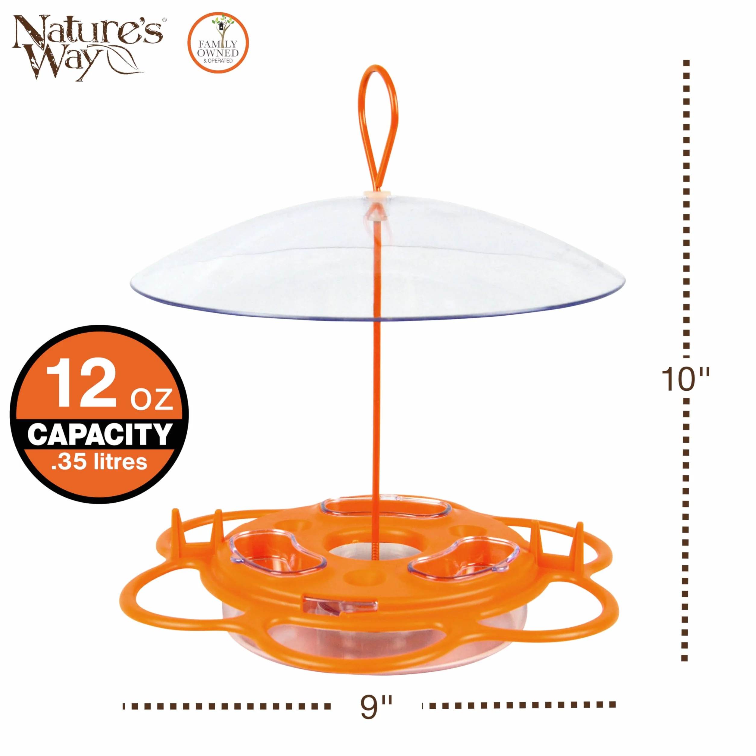 Nature's Way OFP1 All-in-One Oriole Buffet karmnik dla ptaków, pomarańczowy