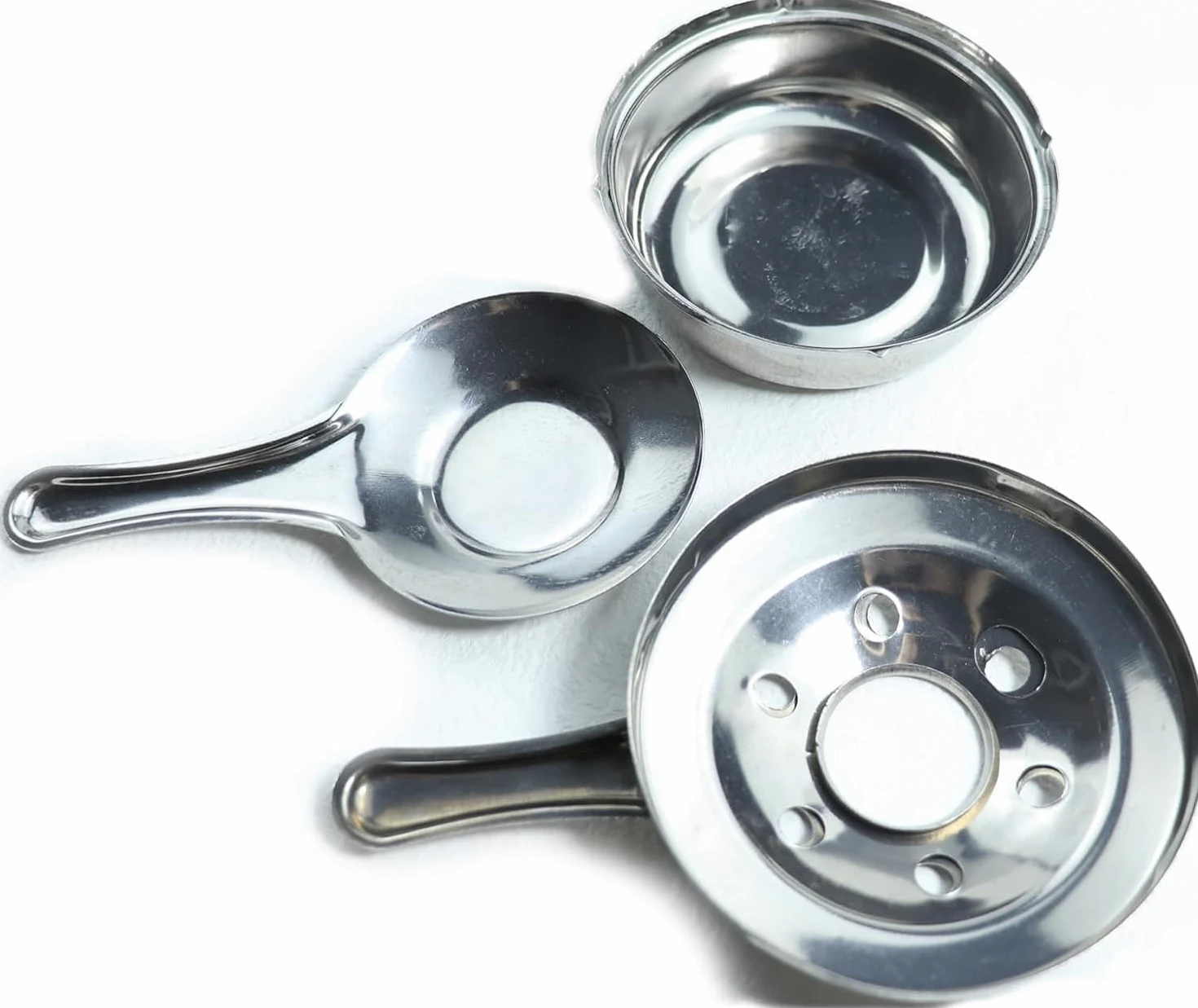 Voarge 2 sztuki palników do fondue, mini palniki alkoholowe ze stali nierdzewnej, do fondue, na kemping, do gorących garnków, do suszenia garnków, na zewnątrz, na kemping, wędrówki, bufet