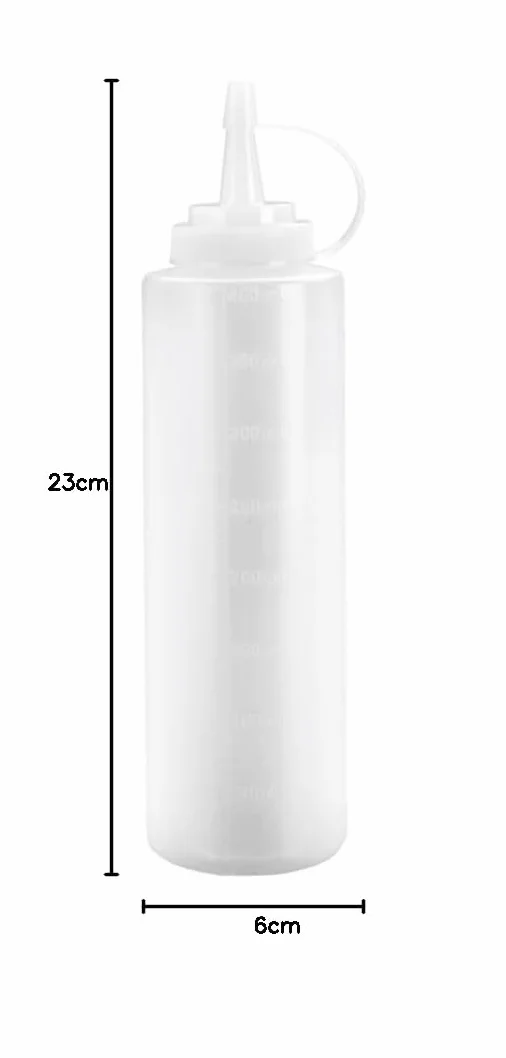 Ibili 773904 butelka do wyciskania 400 ml tworzywo sztuczne, biała, 400