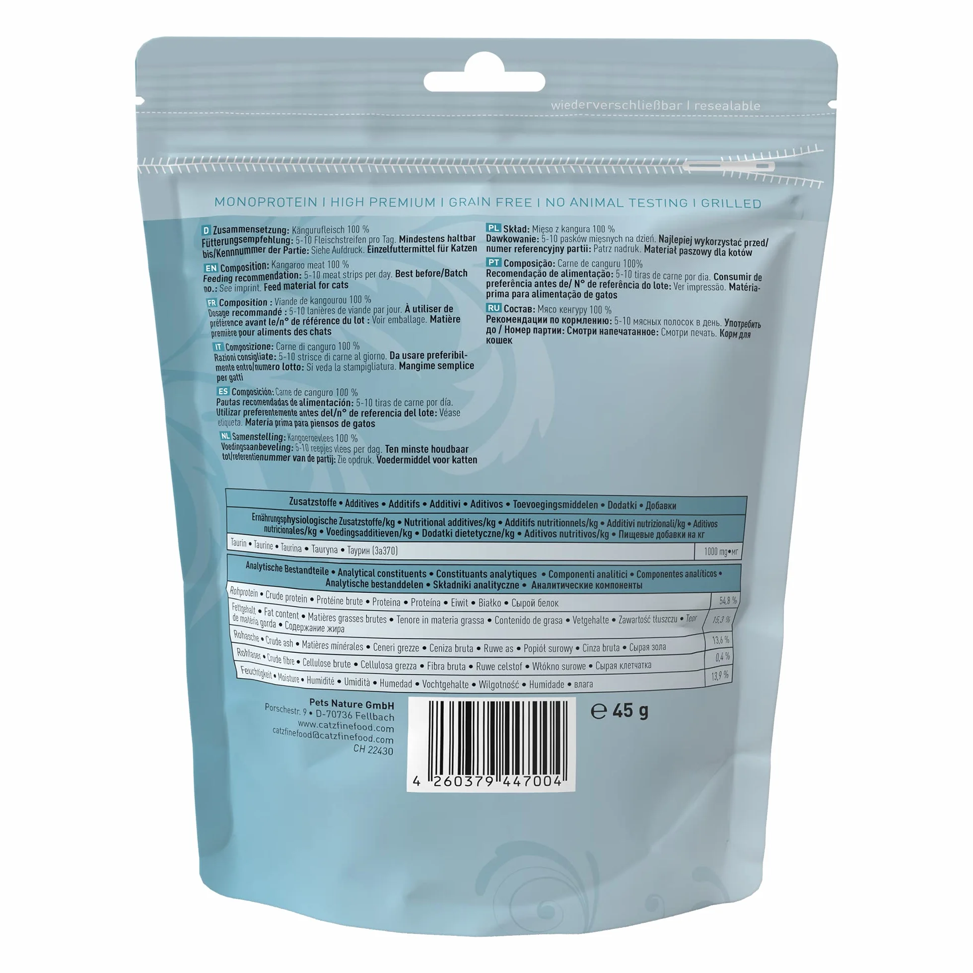 Catz Finefood Przysmaki Dla Kotów 45 G