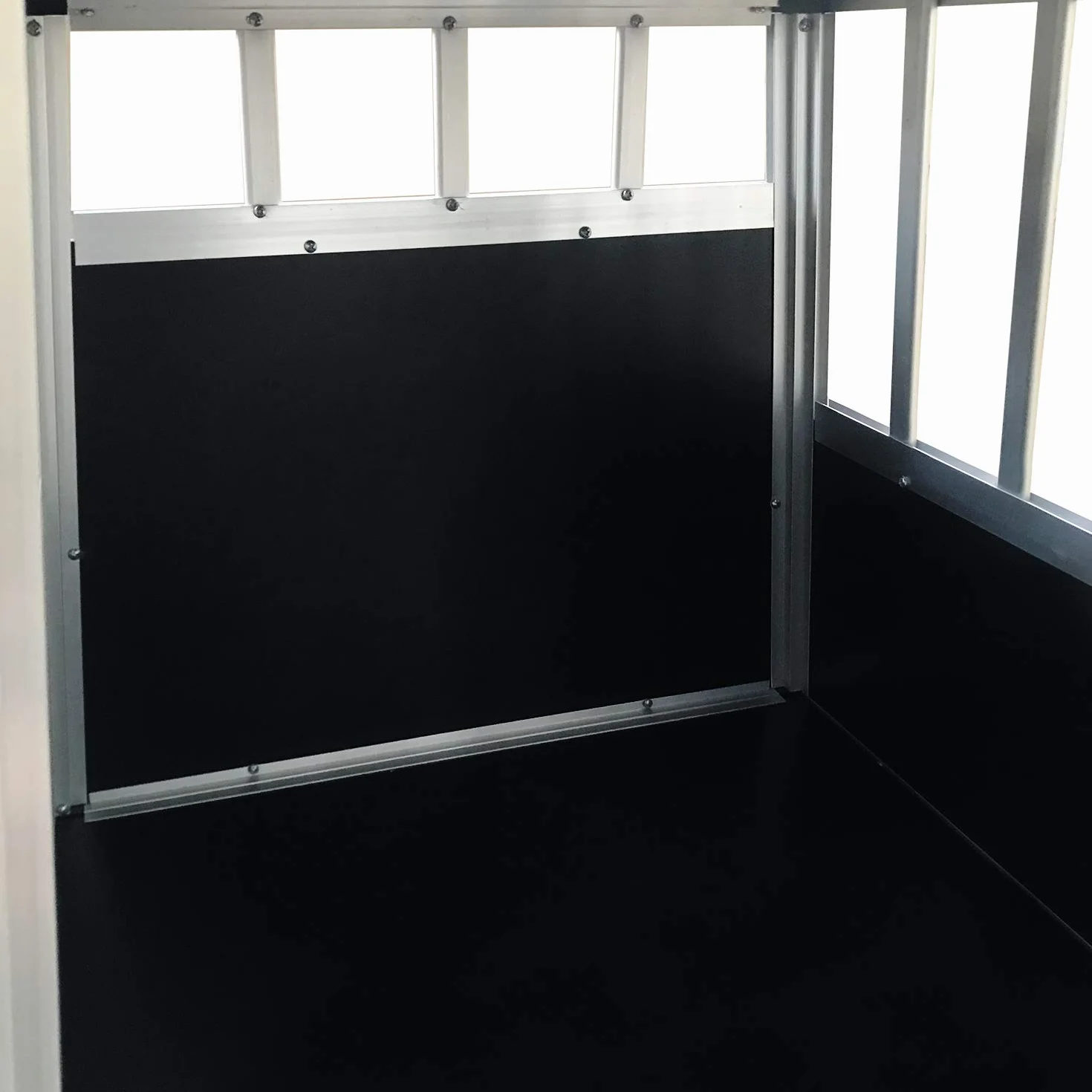 Defacto Aluminiowa skrzynka transportowa dla psów XXL 95 x 85 x 69 cm czarny