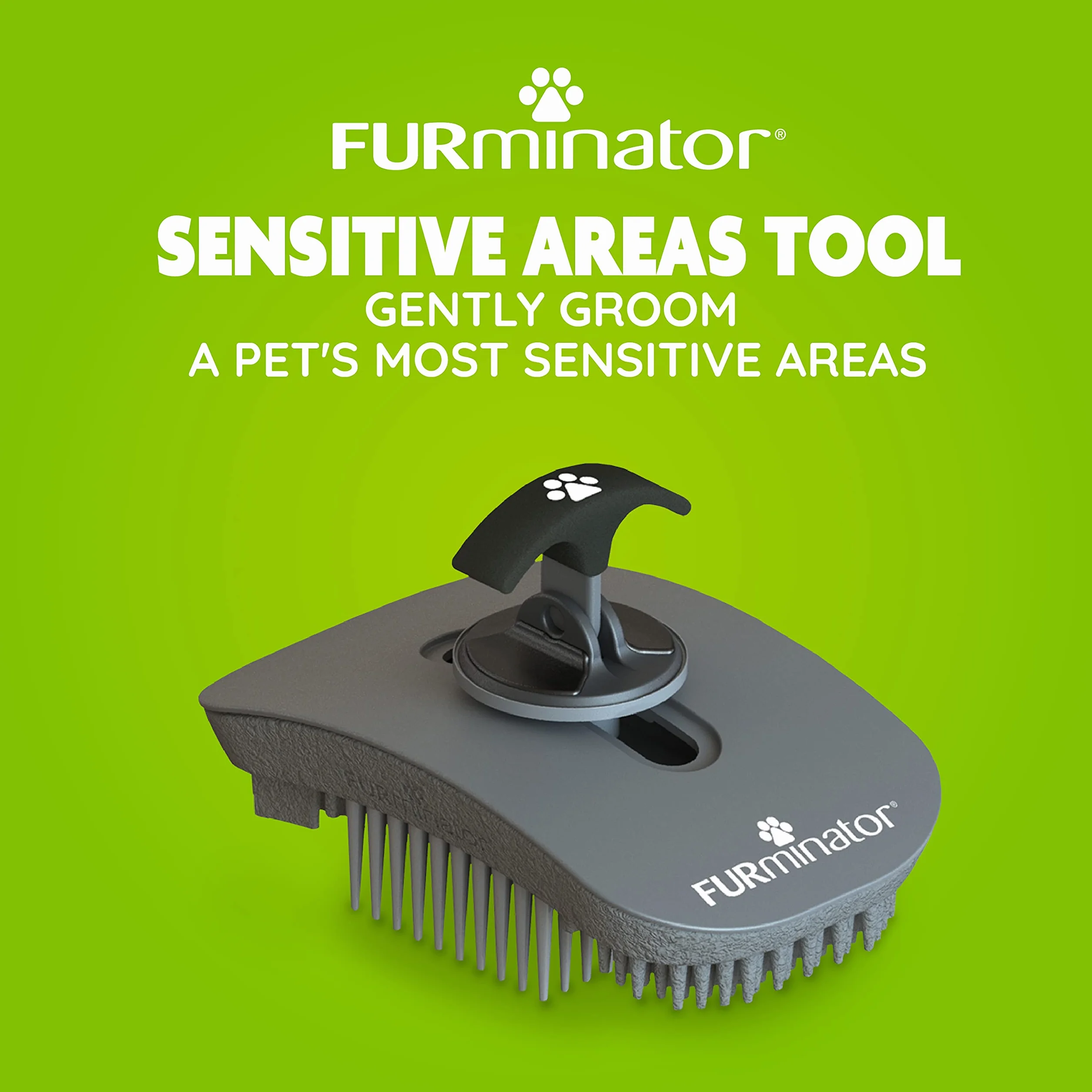FURminator Sensitive Areas narzędzie do pielęgnacji psów i kotów czarne
