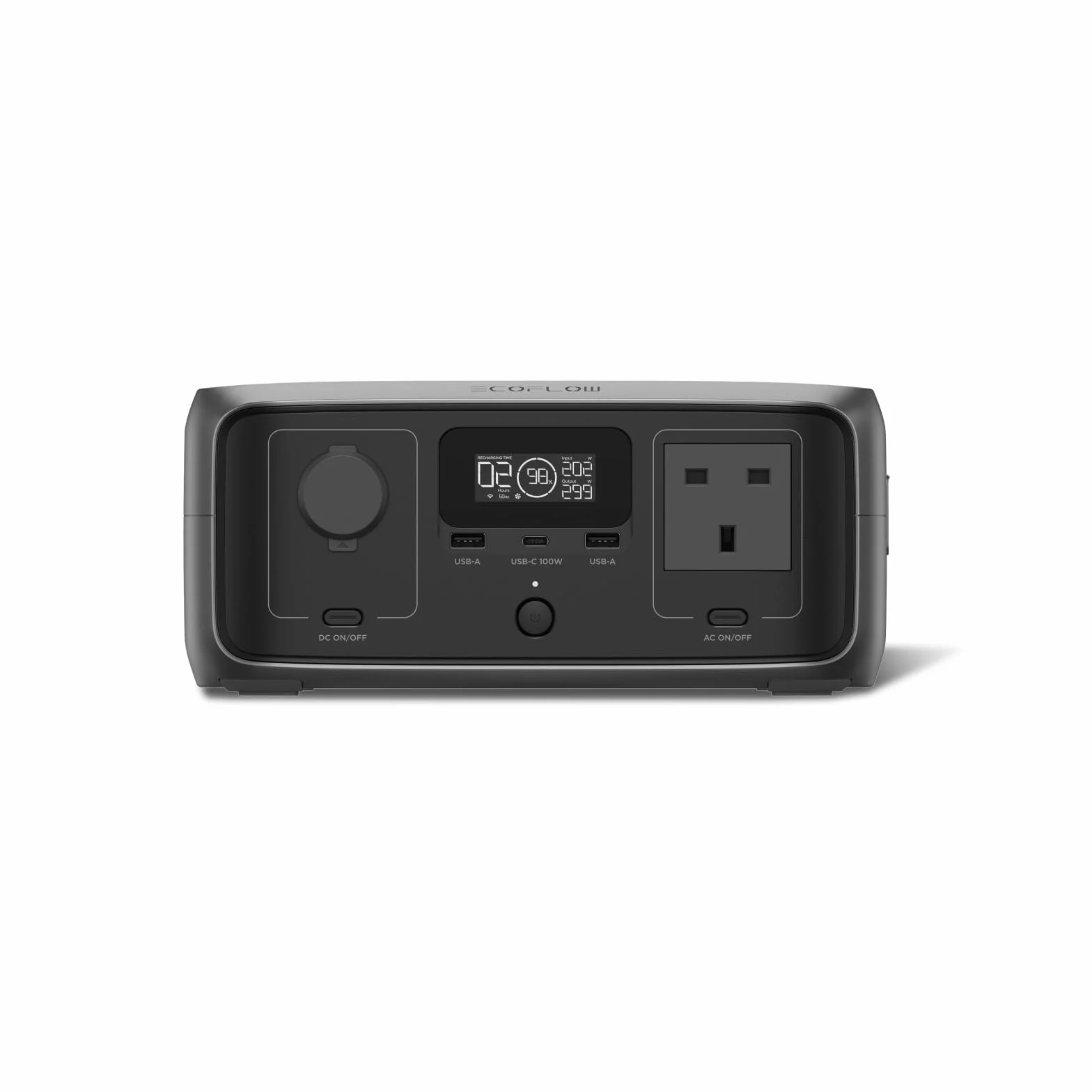 EF EcoFlow Przenośna stacja zasilania RIVER 3 UPS 10 ms, pojemność 245 Wh, moc wyjściowa 600 W, tylko kilka drobnych wad w opakowaniu, produkt nie został użyty (Odnowiony)
