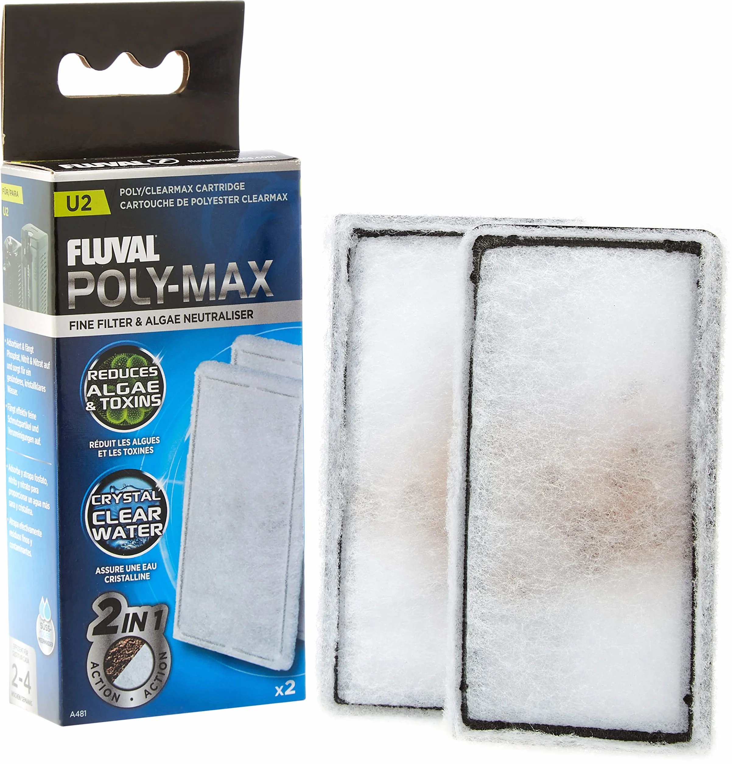 Fluval U2 Filter Media wkład Poly/Clearmax