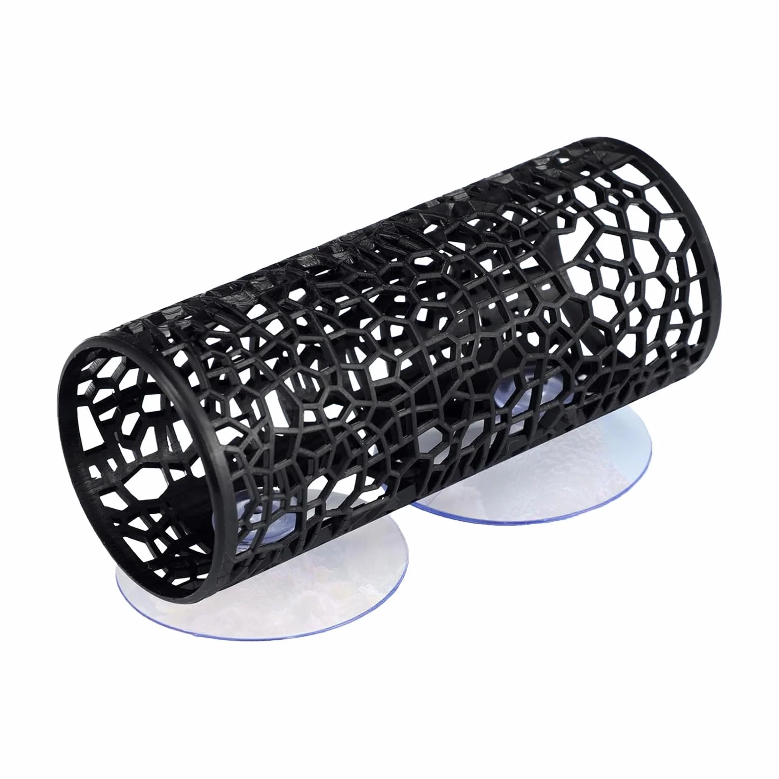 Fish Tank Tunnel Decor Betta Suction Tunnel Hollow Resting Shelter Aquatic Habitat Decoration for Cichlids Crayfish Betta Aquarium