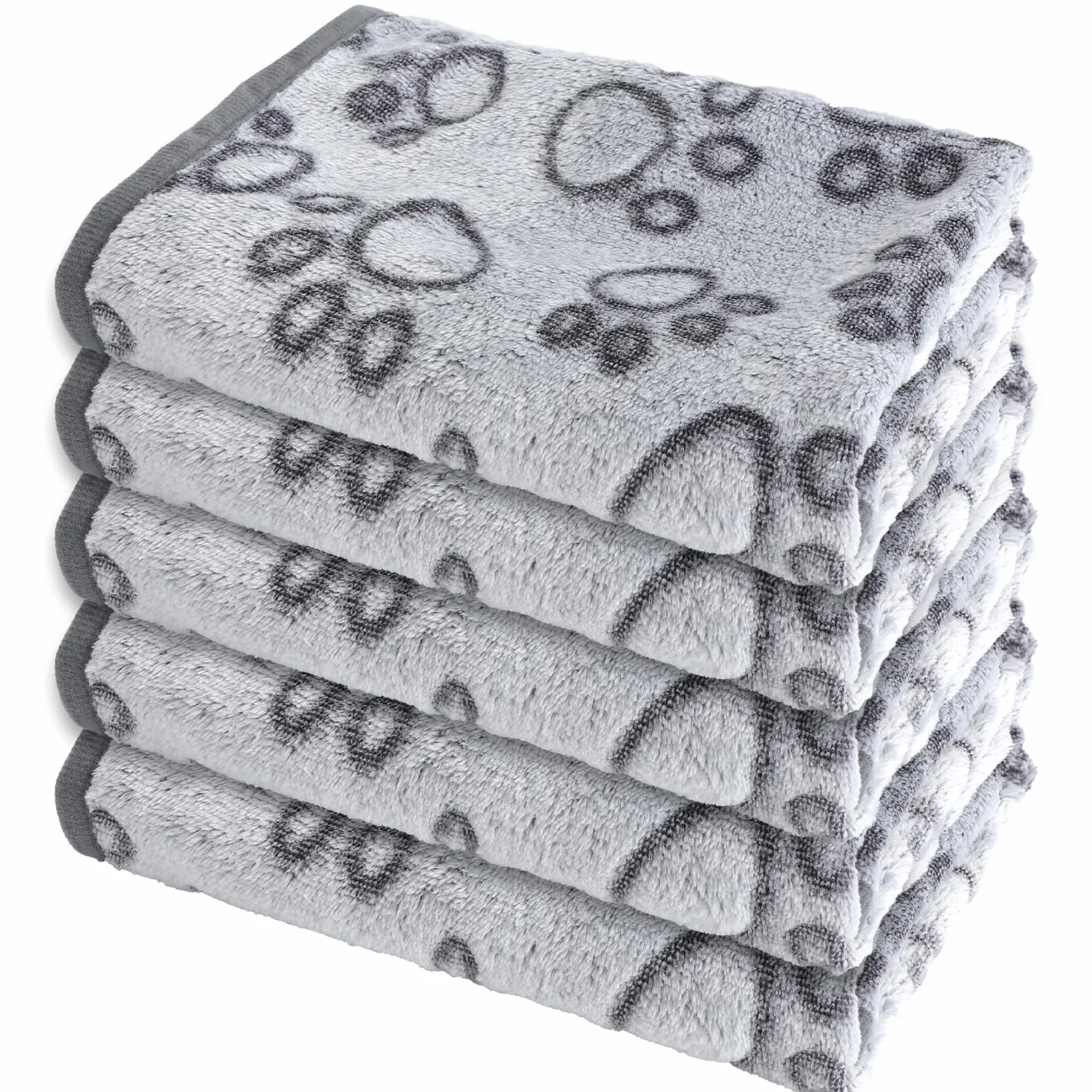 5 Przytulny koc koc dla kotów dla psów i kotów, Puszysty koc dla zwierząt domowych 40x60 cm, Można prać, Szary Dog Blanket dla sofy, Koc dla psów dla małych psów zwierząt domowych w podróży