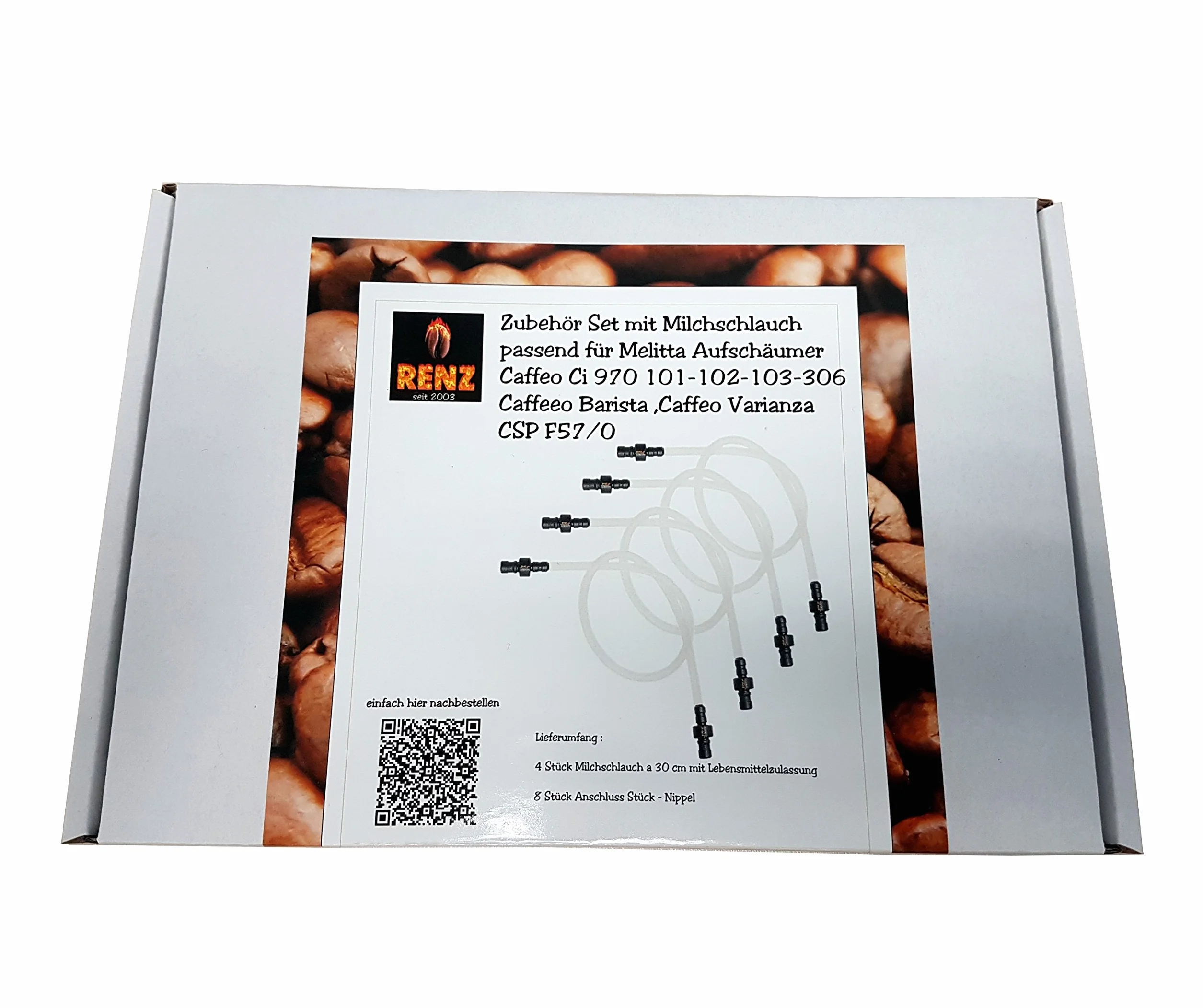 Zestaw akcesoriów z wężem do mleka pasujący do spieniacza Melitta Caffeo Ci 970 101-102-103-306 Caffeeo Barista, Caffeo Varianza