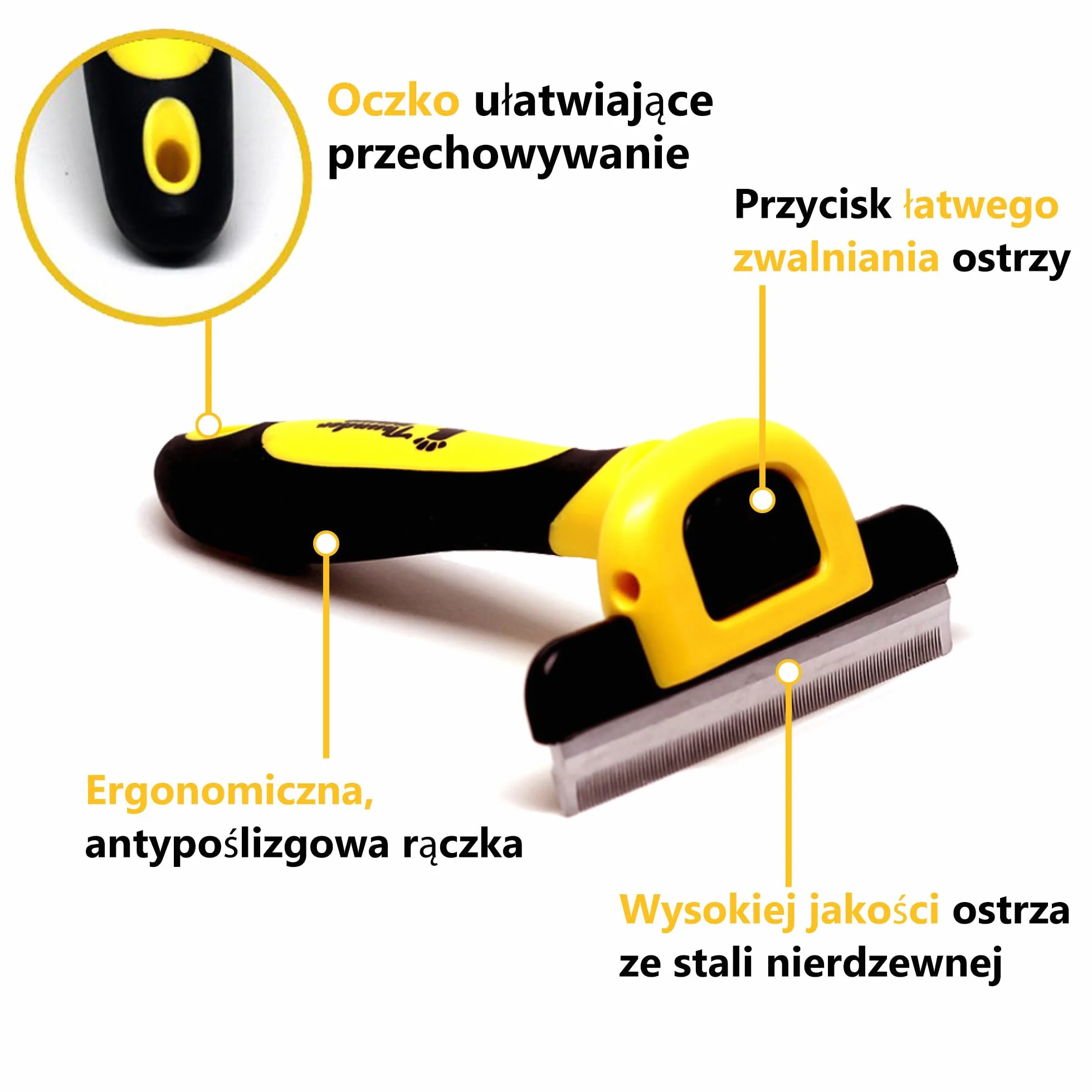 Thunderpaws D-Shedz szczotka do usuwania sierści dla psów i kotów