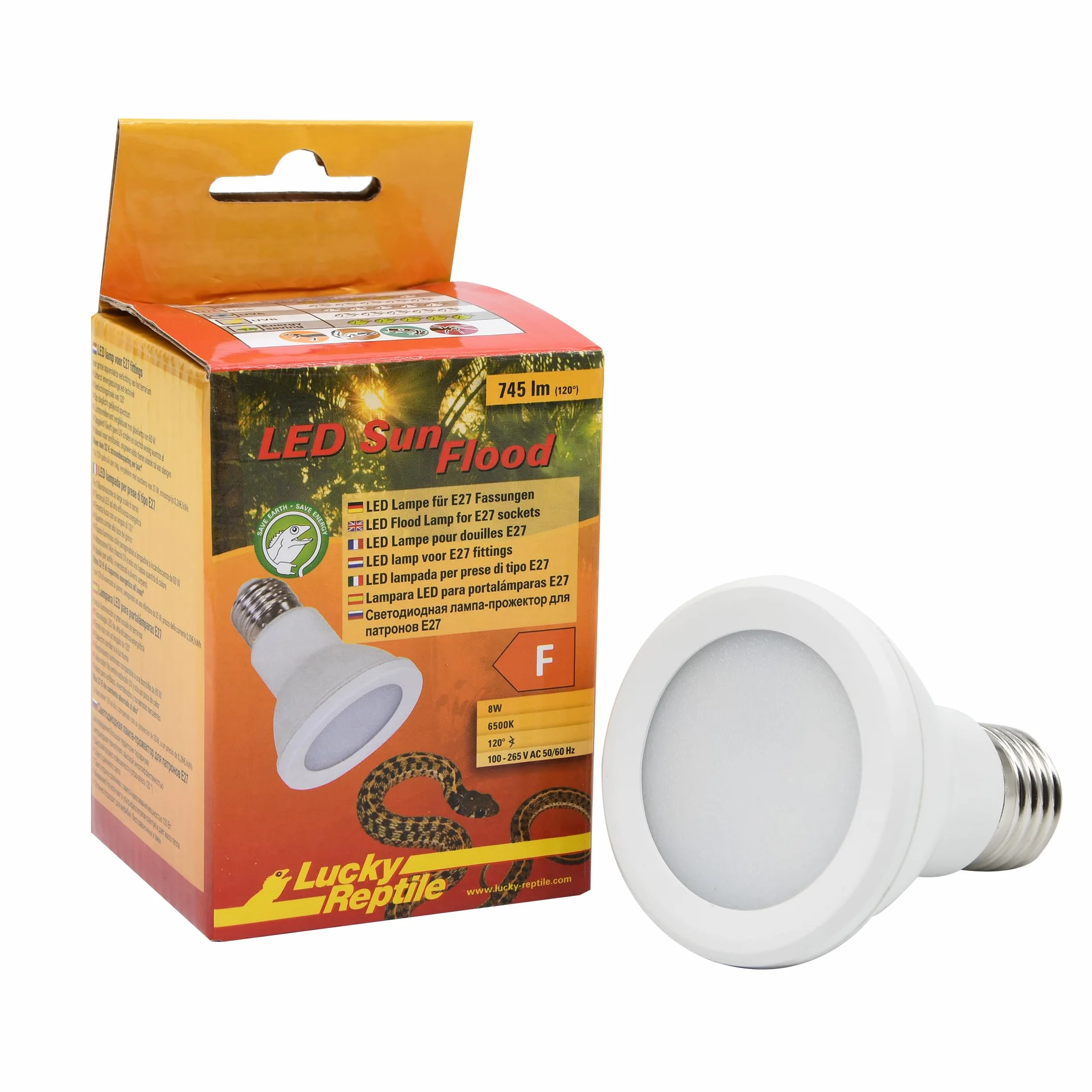 Lucky Reptile LED Sun Flood 6,5 W E27 Lampa do terrarium Oświetlenie terrarium