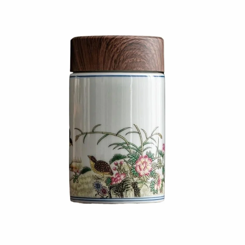 Pojemniki na cukier do herbaty Ceramiczne uszczelnione puszki na herbatę Czarna herbata Zielona herbata Pojemnik Mini małe Kung Fu zestaw do herbaty Akcesoria Kreatywne puszki kuchenne Puszki kuchenne