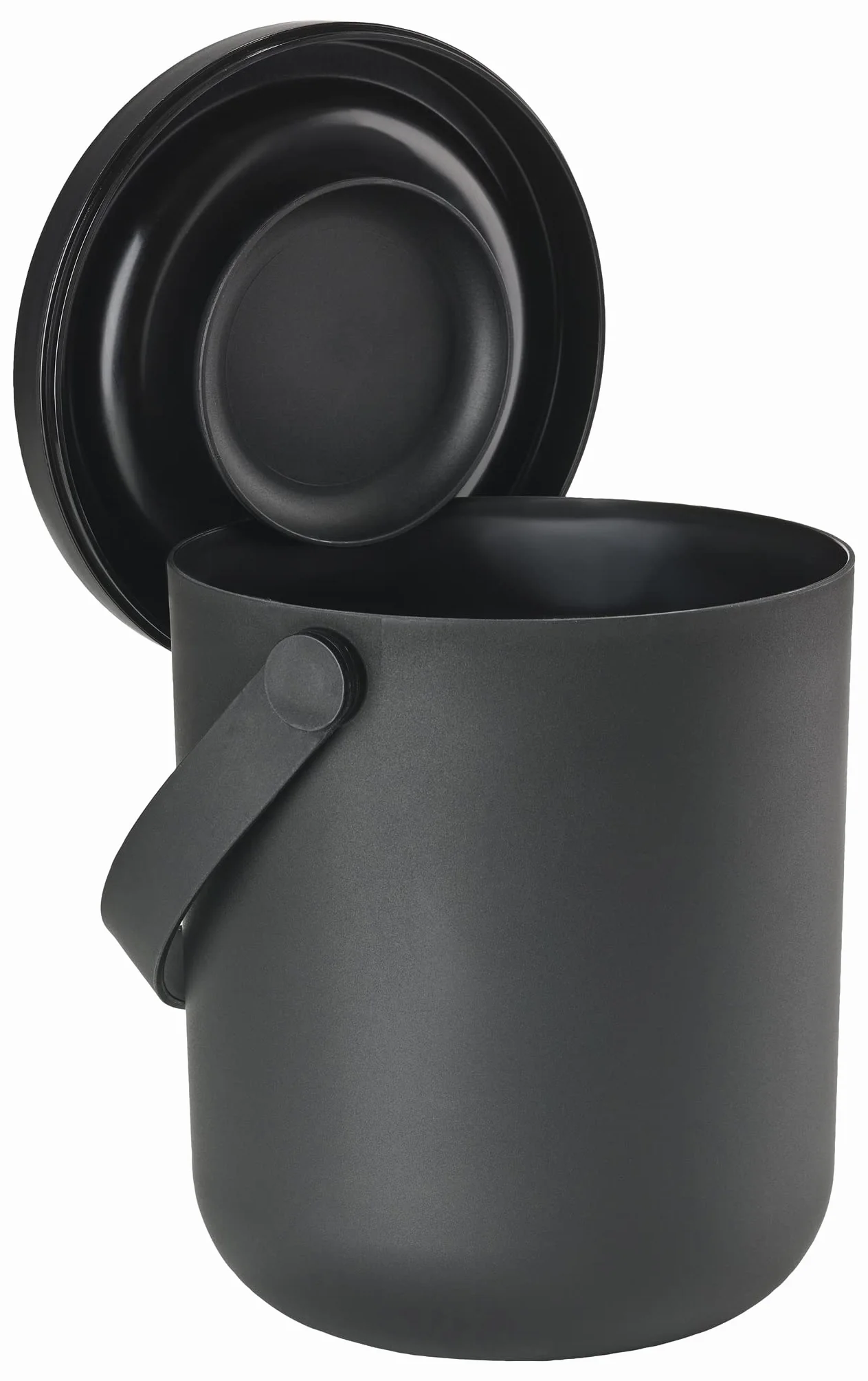 Zone Denmark Circular Bio kosz na śmieci, średnica 16 cm, wysokość 19,5 cm, 3 litry, czarny