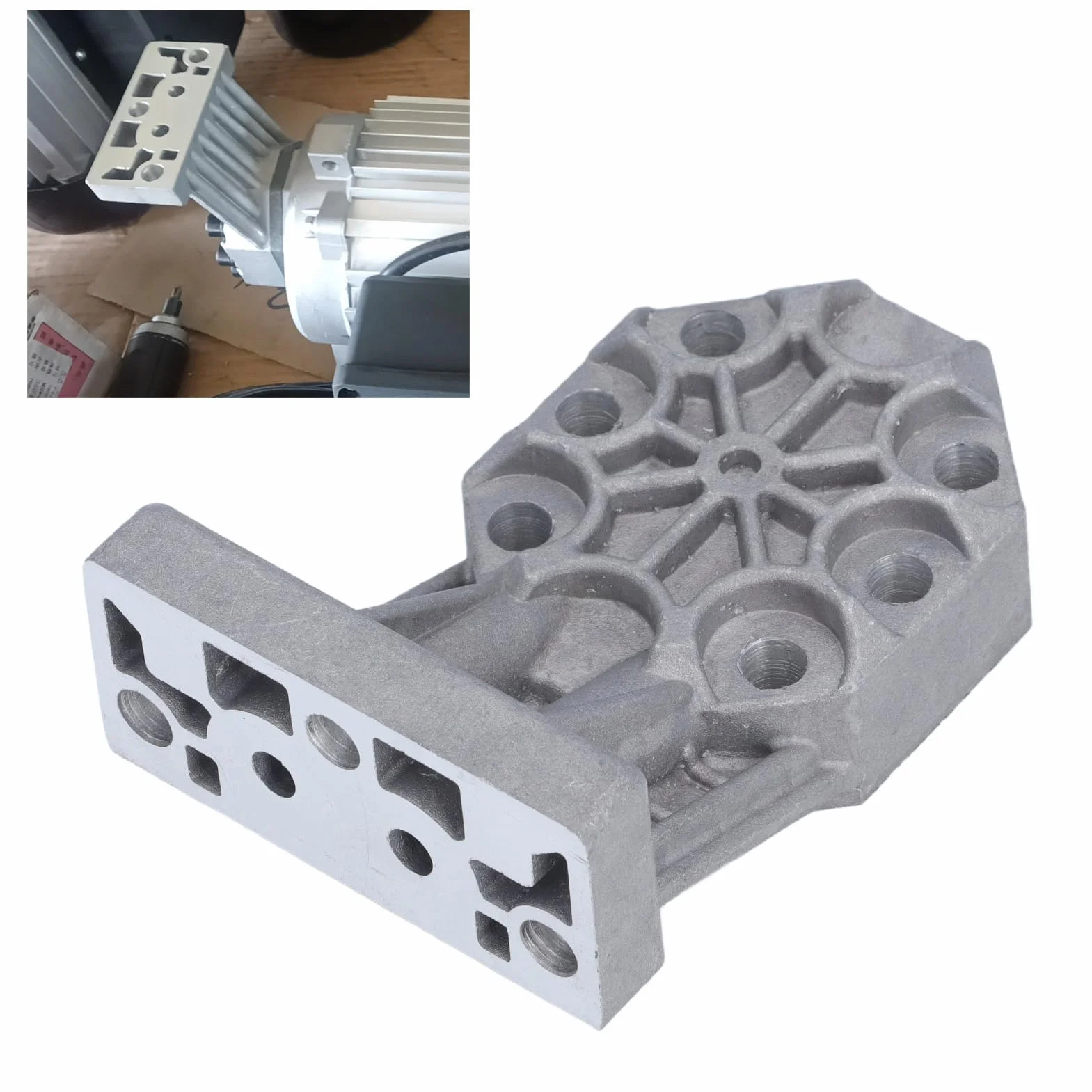 Obudowa Odlewana Pompy łuparki do Drewna, materiał ze Stopu Aluminium, Wspornik Wymienny łuparki do Drewna, Uniwersalne Hydrauliczne Części łuparek Elektrycznych z Uszczelkami