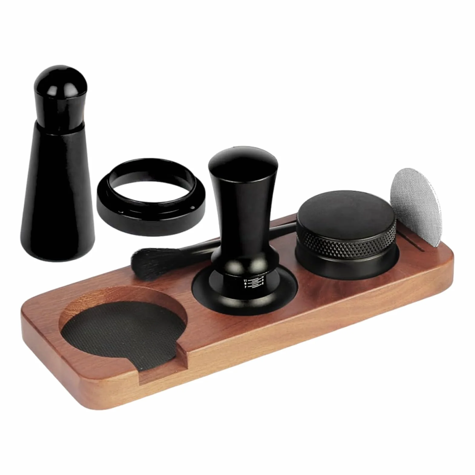Zestaw tamperów do kawy 58mm narzędzia do ubijania i prasowania mielonej | Tamper do espresso do użytku komercyjnego Do domu, kuchni, kawiarni, baru, biura, blatu, użytku komercyjnego