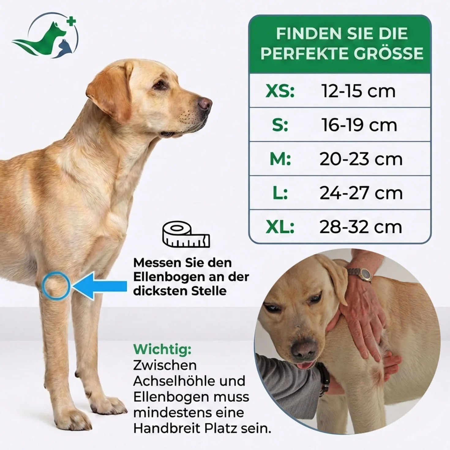 Nature Pet Bandaż na łokcie dla psów odciski hygrom M czerwony
